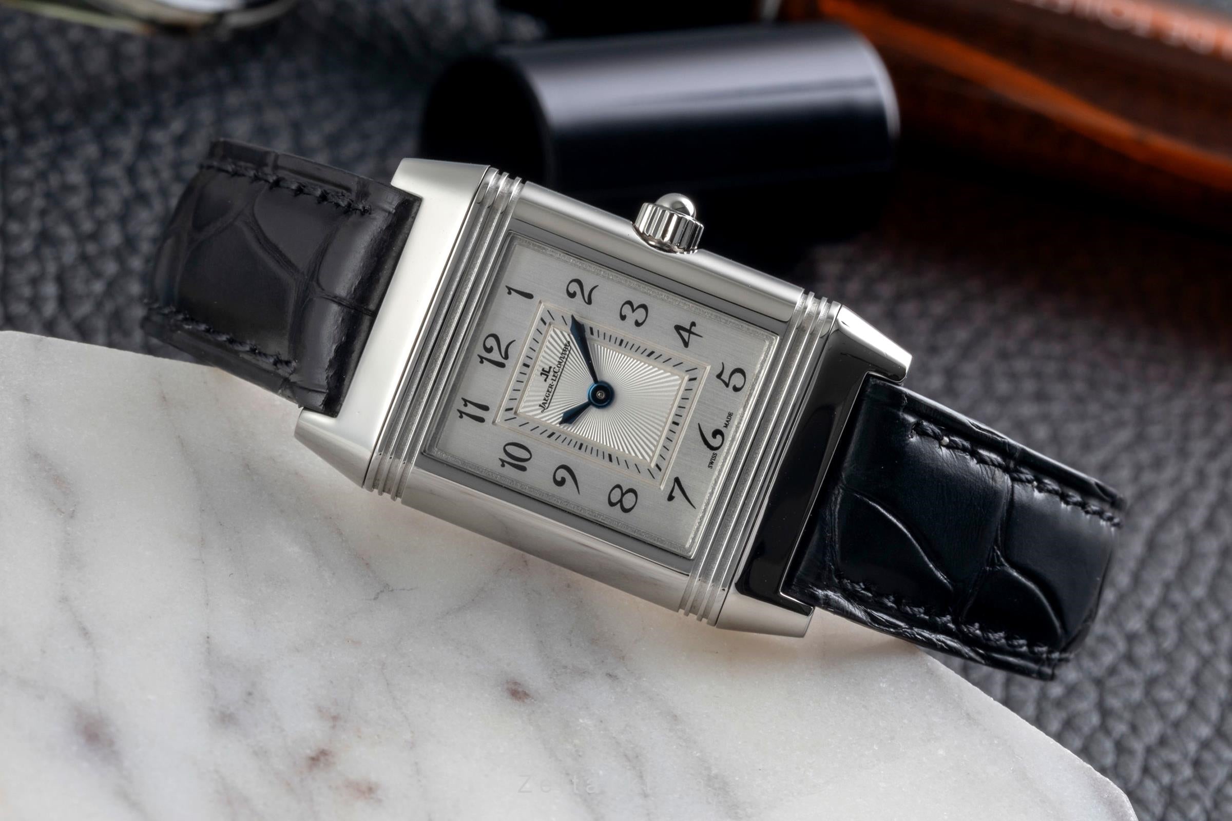 Jaeger LeCoultre Reverso acciaio carica manuale orologio da donna Q2668412, 266.8.44 LP: 15800EUR  [2604533]