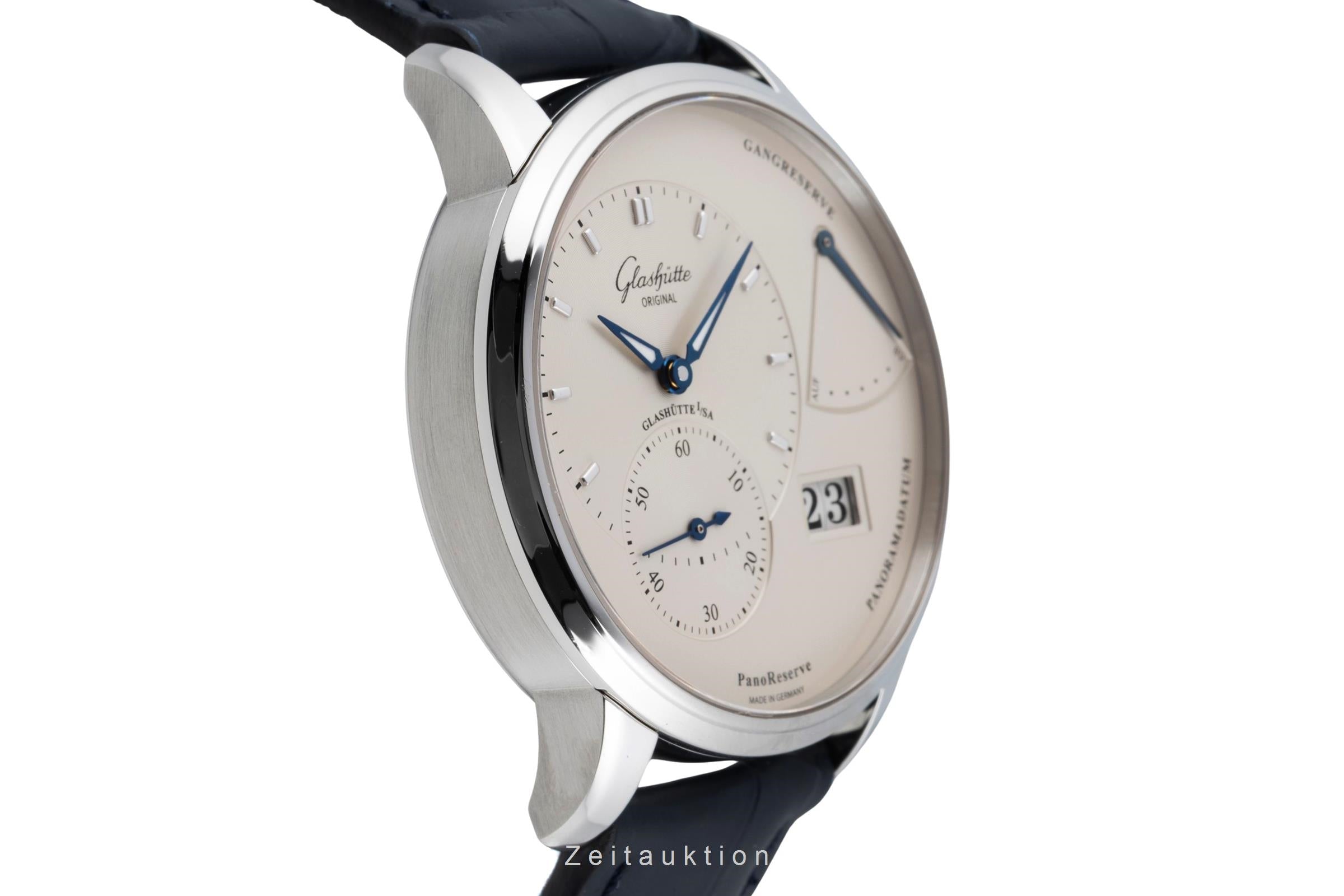 Glashütte PanoMaticReserve steel manual winding men's watch 1-65-01-22-12-04 LP: 11800EUR  [2604534]