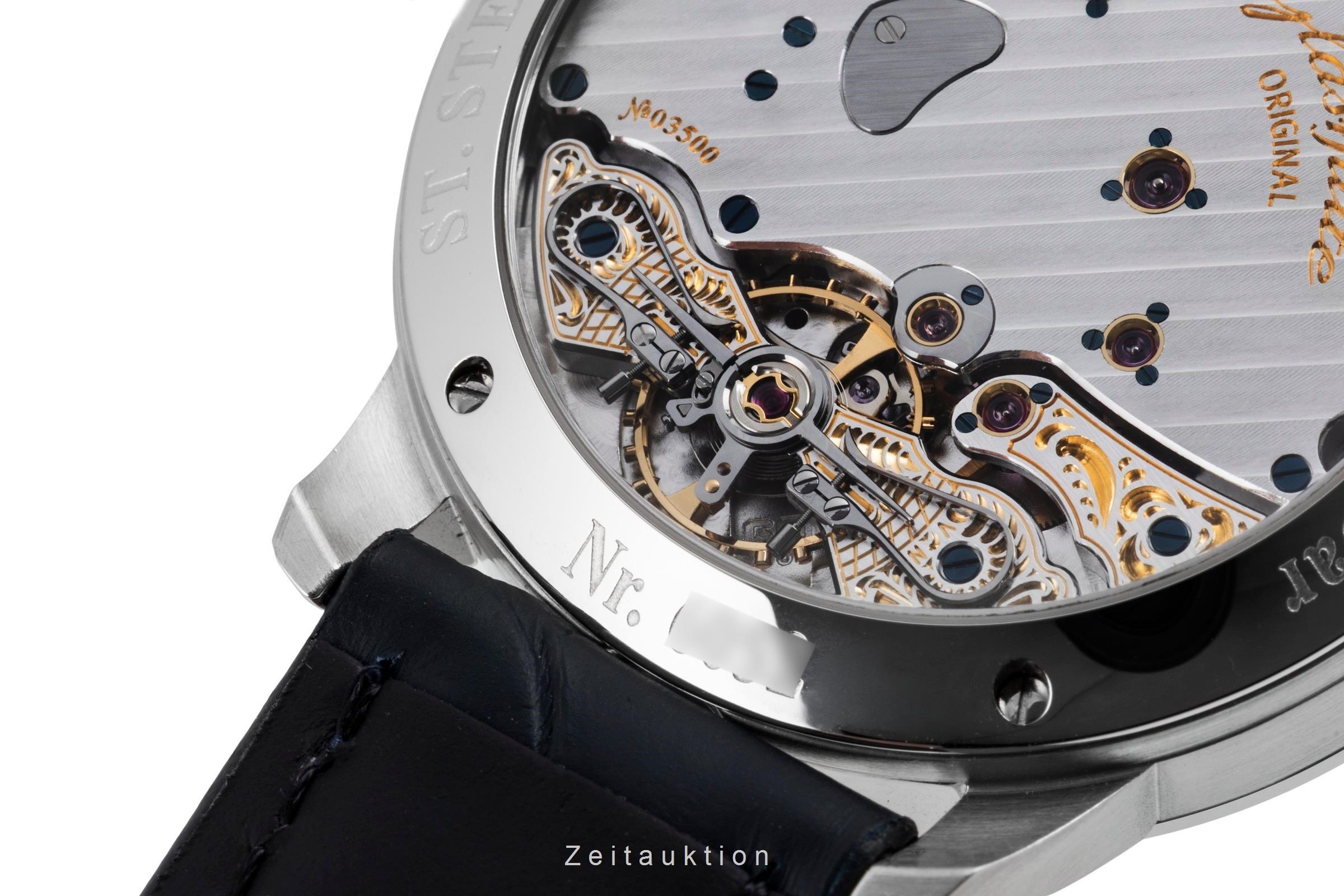 Glashütte PanoMaticReserve steel manual winding men's watch 1-65-01-22-12-04 LP: 11800EUR  [2604534]