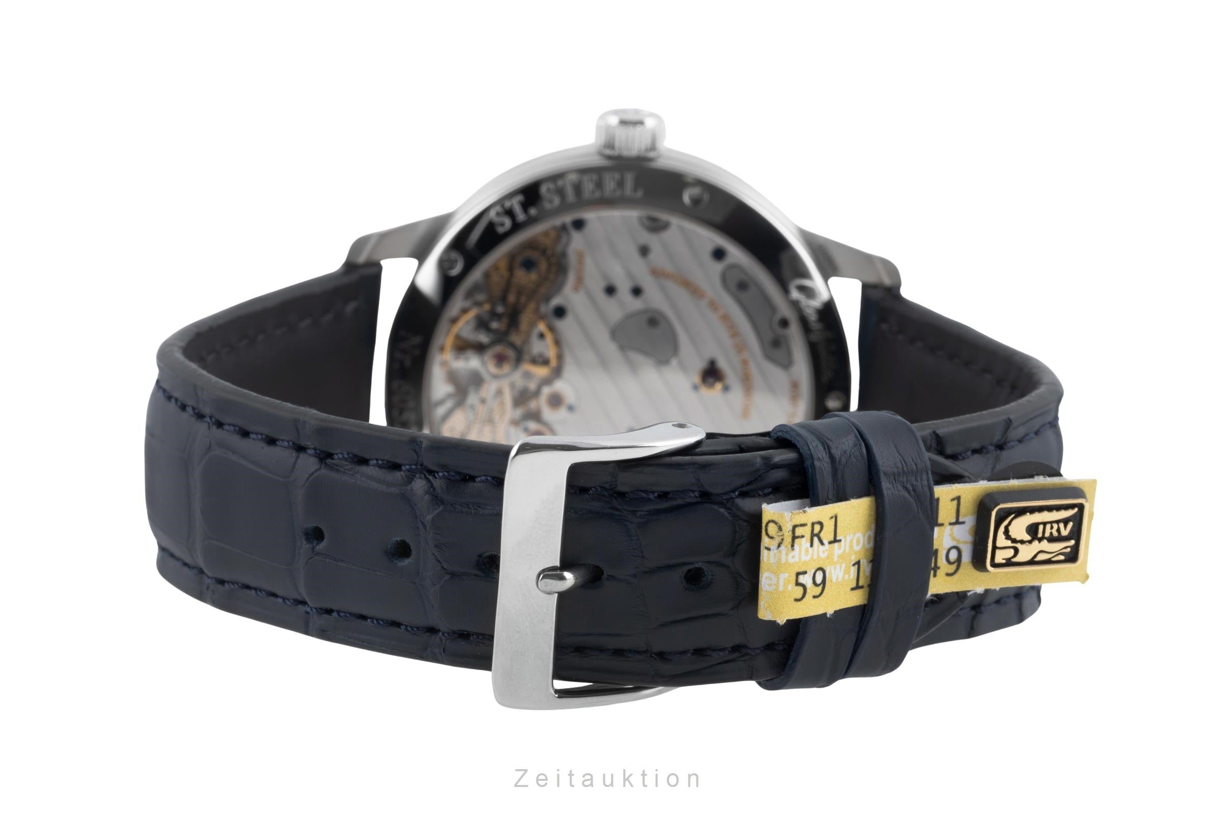 Glashütte PanoMaticReserve steel manual winding men's watch 1-65-01-22-12-04 LP: 11800EUR  [2604534]