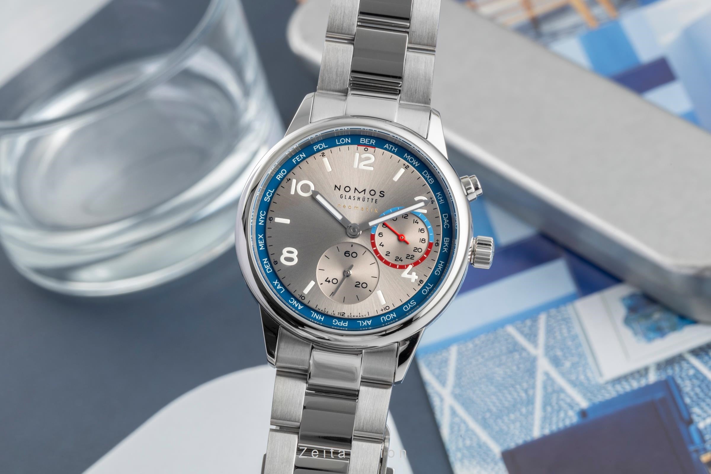 Nomos Club acero automático reloj para caballeros 791 LP: 4400EUR  [2604535]