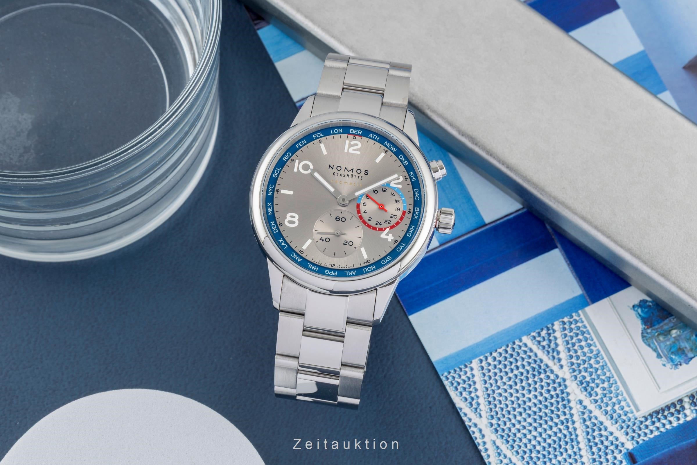 Nomos Club acero automático reloj para caballeros 791 LP: 4400EUR  [2604535]