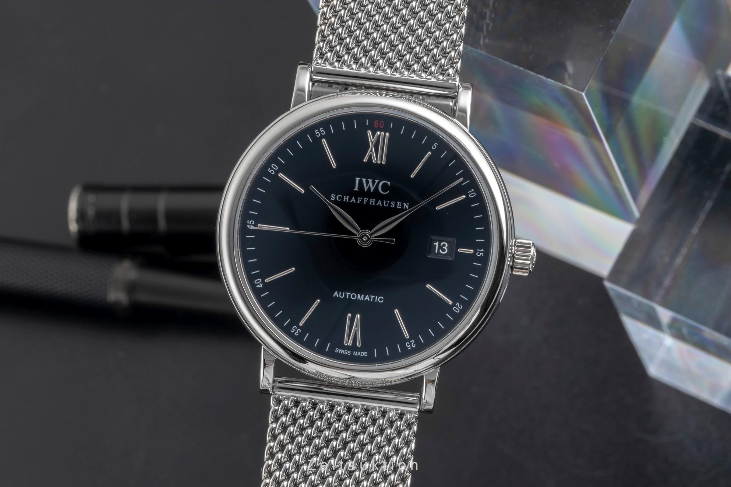 IWC Schaffhausen Portofino Automatik Edelstahl Ref IW356506 B&P NP: 6300,- € [2604536]