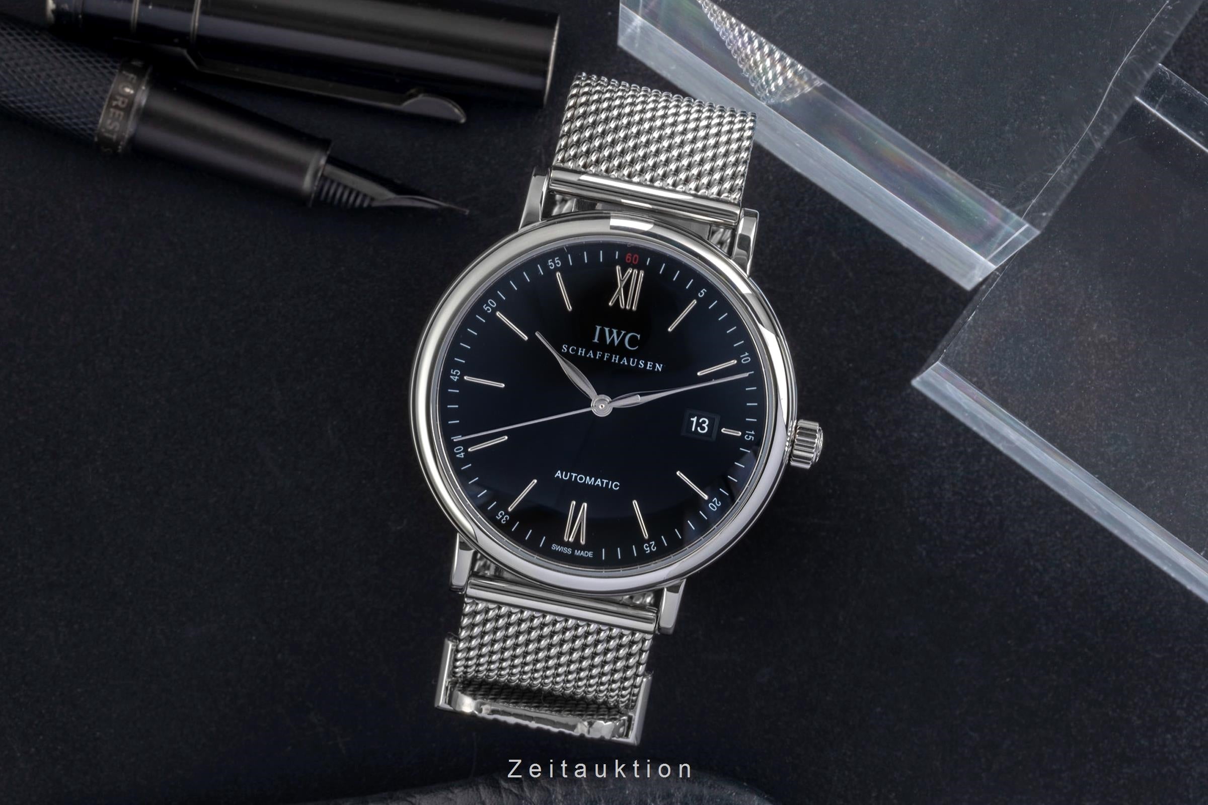 IWC Schaffhausen Portofino Automatik Edelstahl Ref IW356506 B&P NP: 6300,- € [2604536]