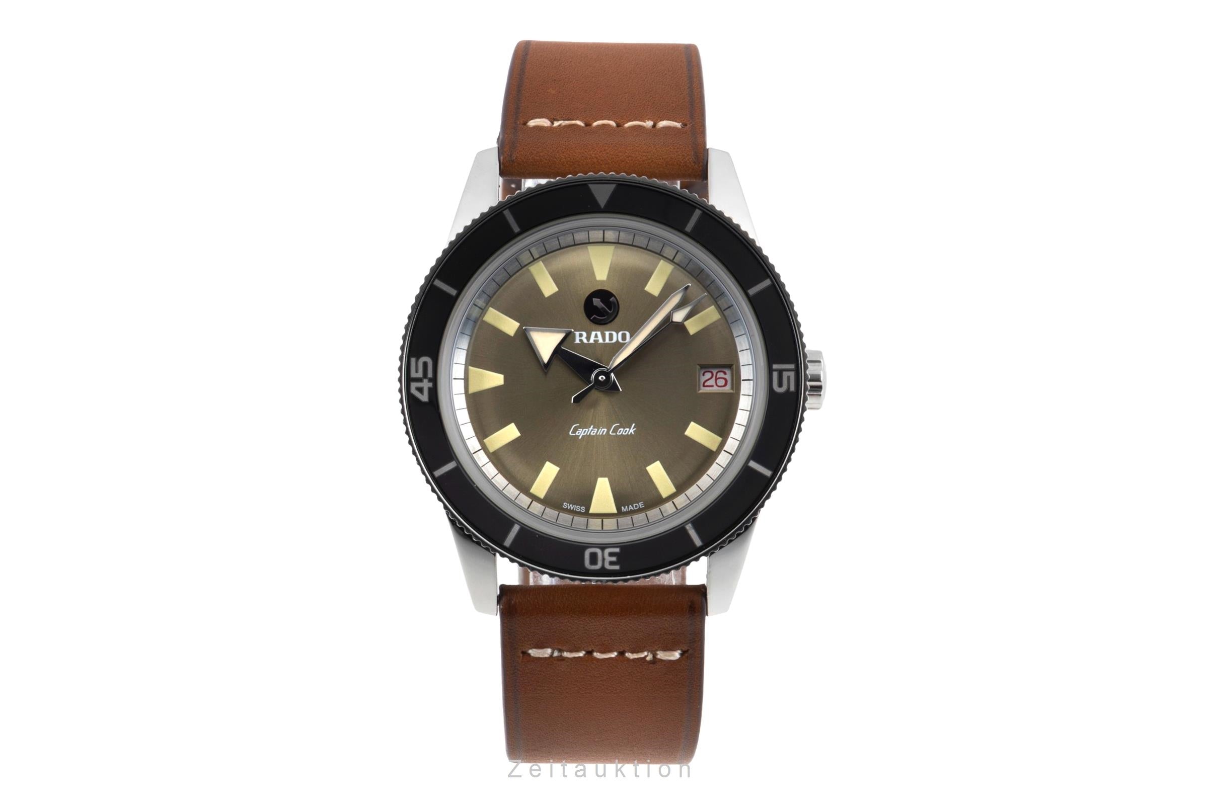 Rado Captain Cook steel automatic men's watch 763.0500.3.001 Limited  [2604537]