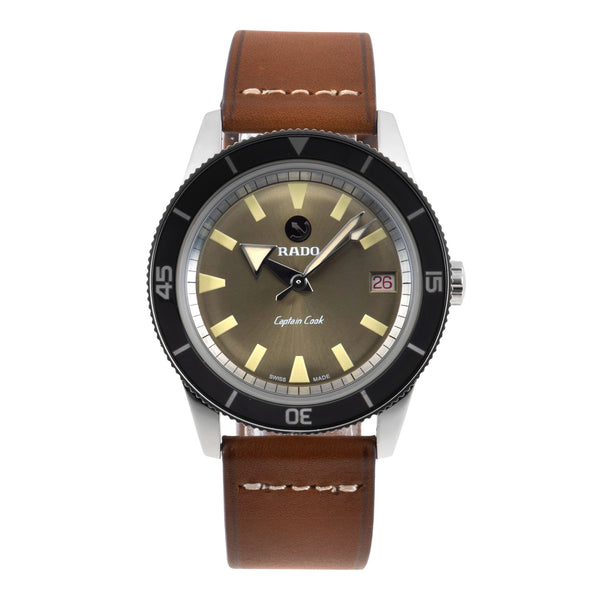 Rado Captain Cook steel automatic men's watch 763.0500.3.001 Limited  [2604537]