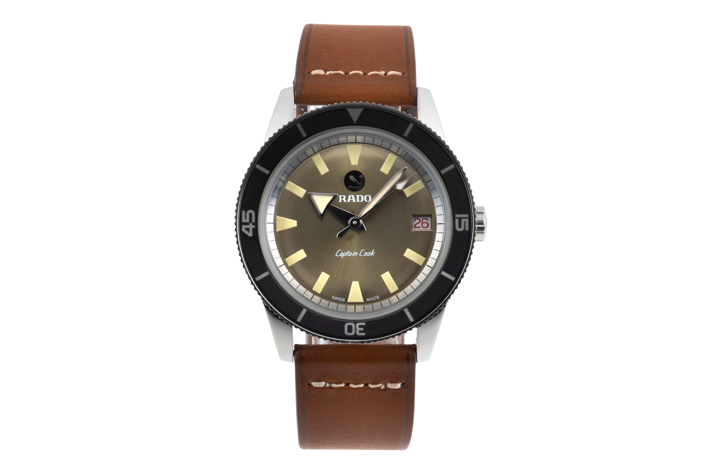 Rado Captain Cook steel automatic men's watch 763.0500.3.001 Limited  [2604537]
