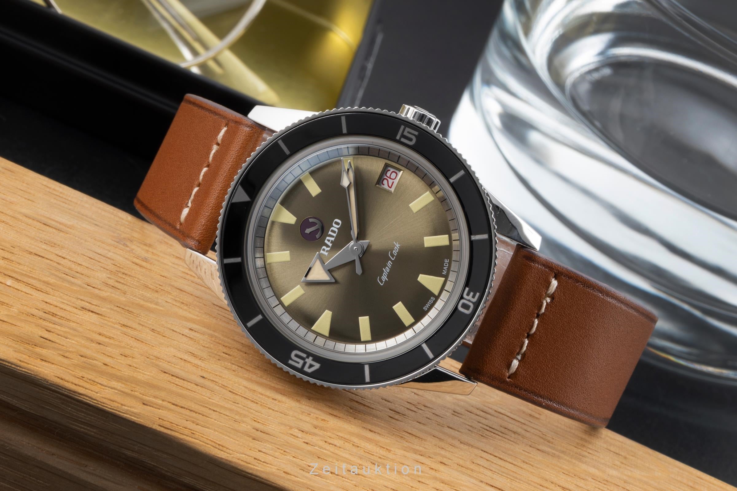 Rado Captain Cook steel automatic men's watch 763.0500.3.001 Limited  [2604537]