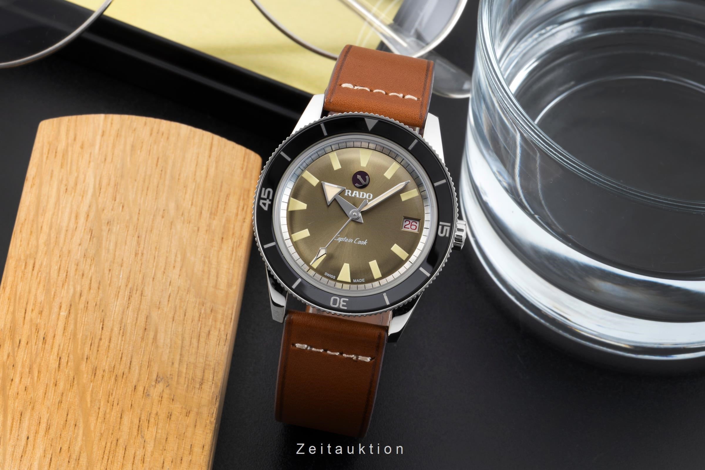 Rado Captain Cook steel automatic men's watch 763.0500.3.001 Limited  [2604537]