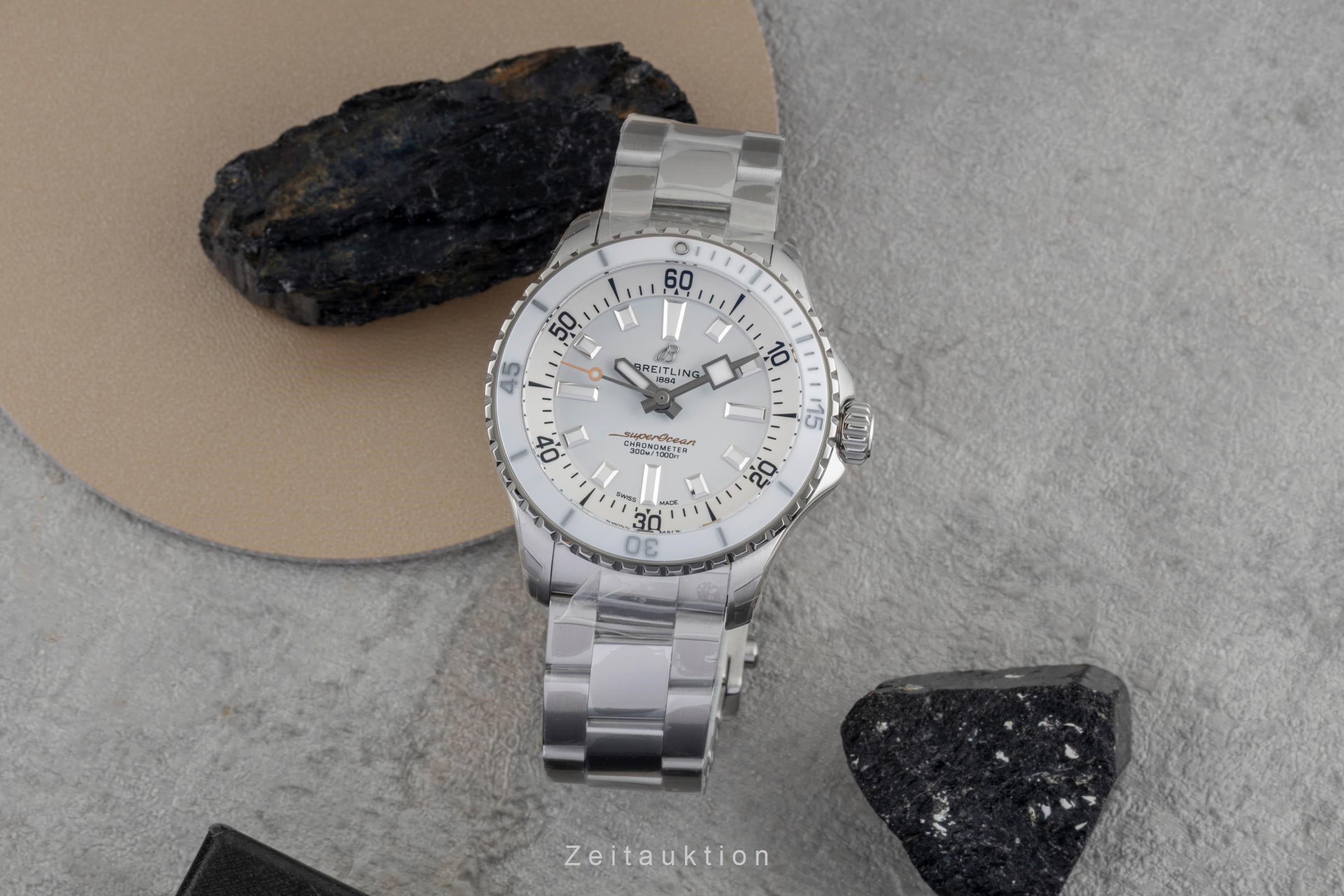 Breitling Superocean acero automático reloj para damas  A17377211A1A1 LP: 5650EUR  [2604539]