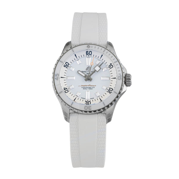Breitling Superocean 36 Stahl Automatik Damenuhr Ref. A17377211A1S1 NP: 5450,- € [2604543]