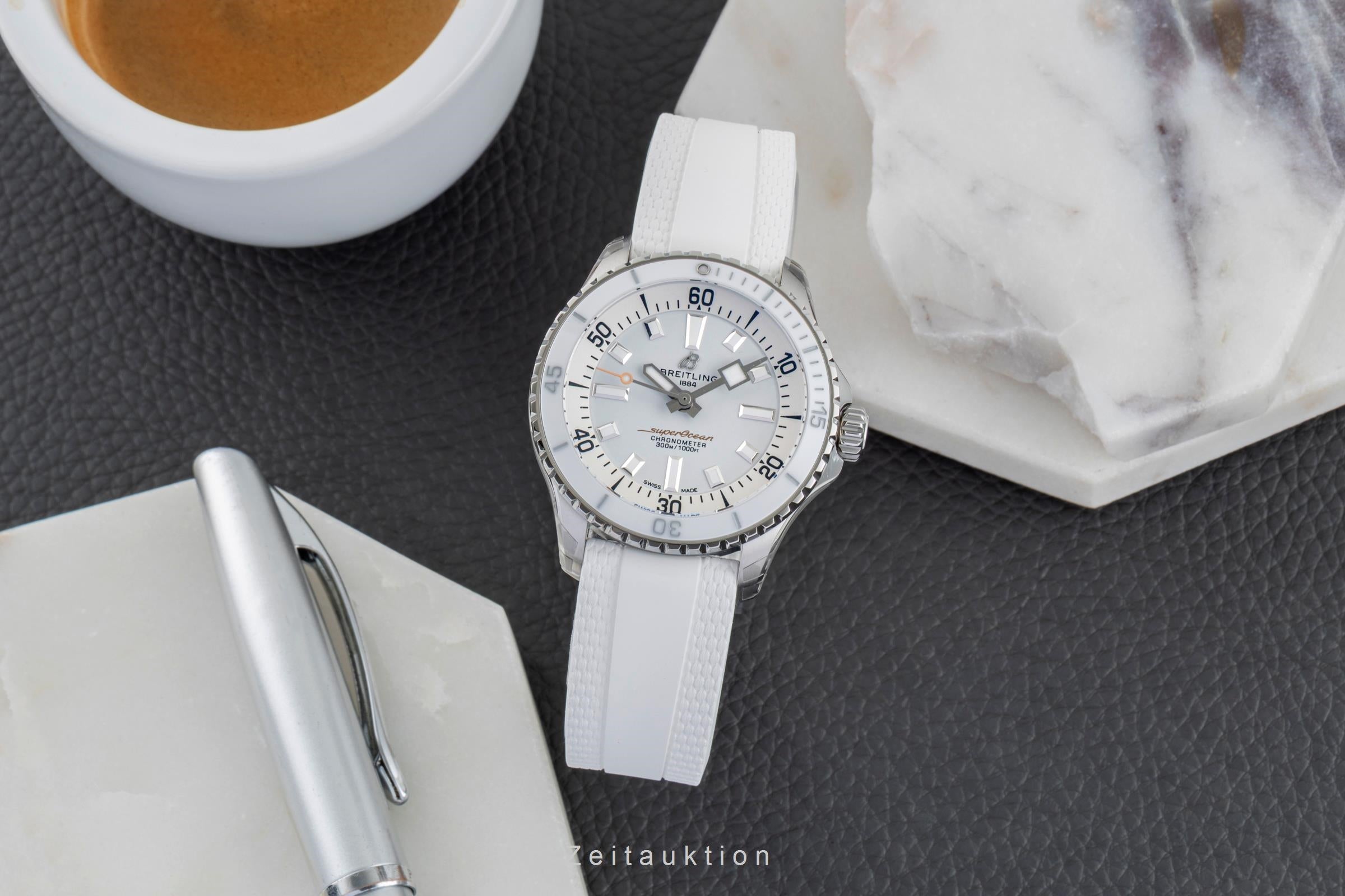 Breitling Superocean 36 Stahl Automatik Damenuhr Ref. A17377211A1S1 NP: 5450,- € [2604543]