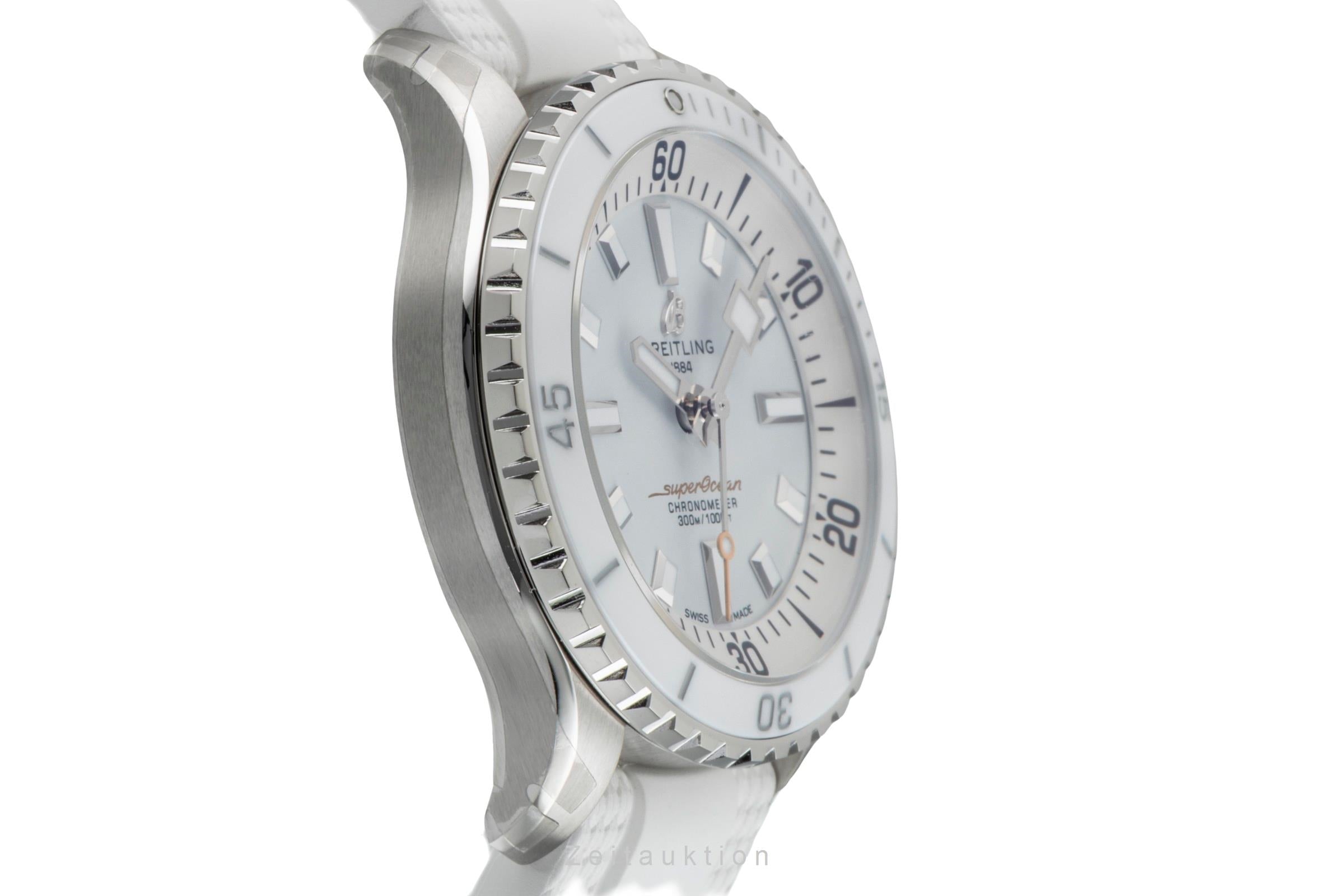 Breitling Superocean 36 Stahl Automatik Damenuhr Ref. A17377211A1S1 NP: 5450,- € [2604543]