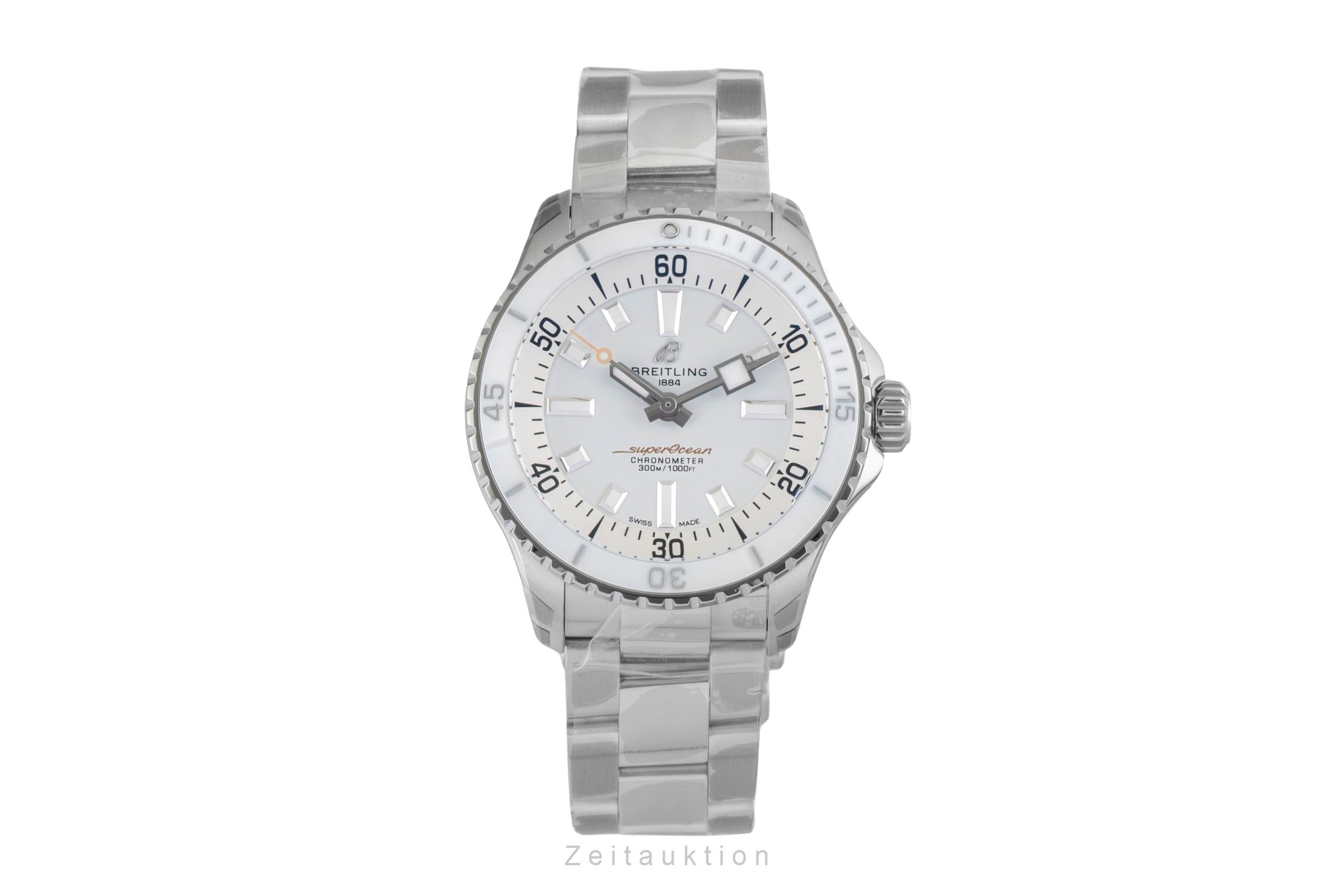 Breitling Superocean Automatic 36 Stahl Damenuhr Ref. A17377211A1A1 NP: 5650,- € [2604544]