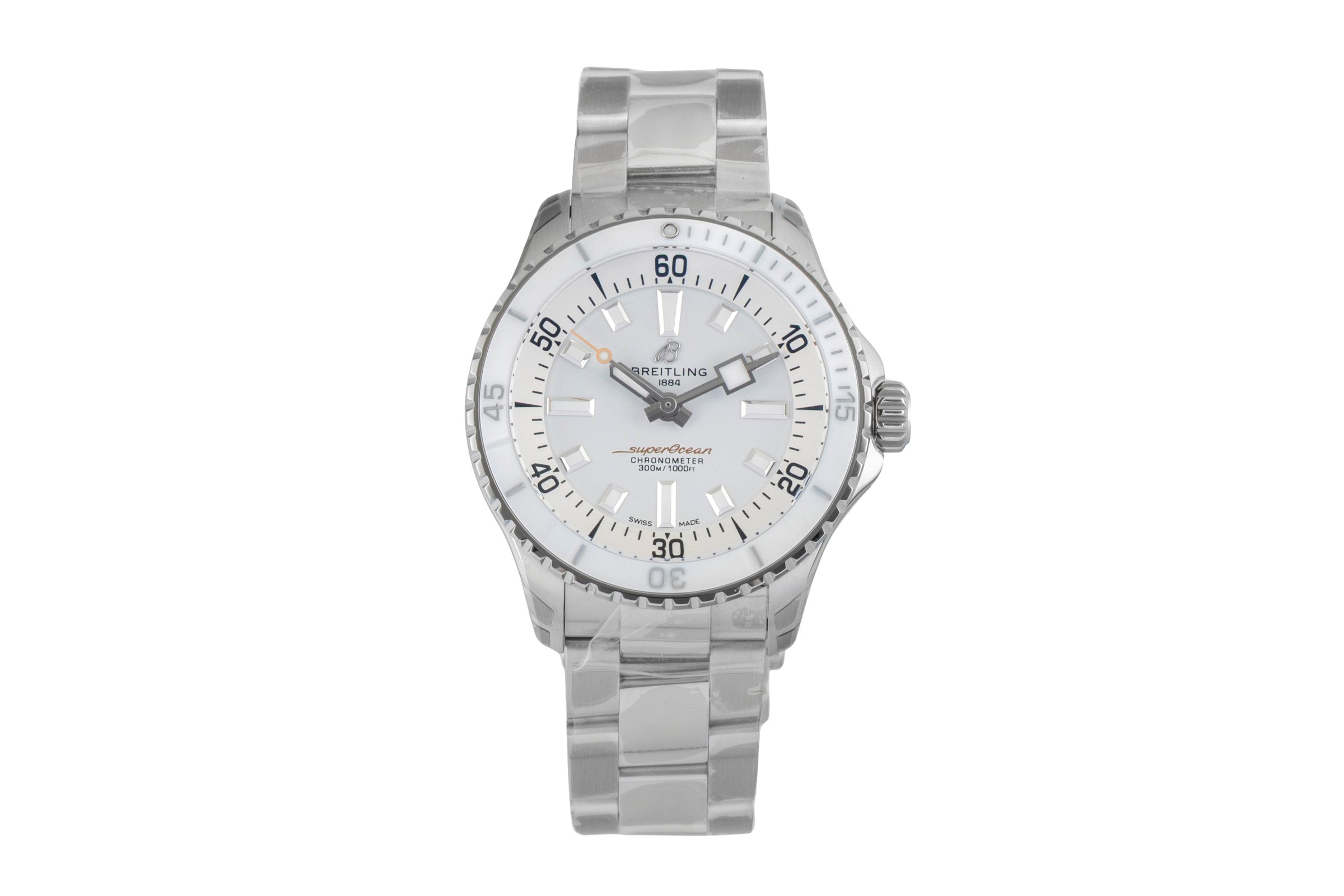 Breitling Superocean acero automático reloj para damas  A17377211A1A1 LP: 5650EUR  [2604544]