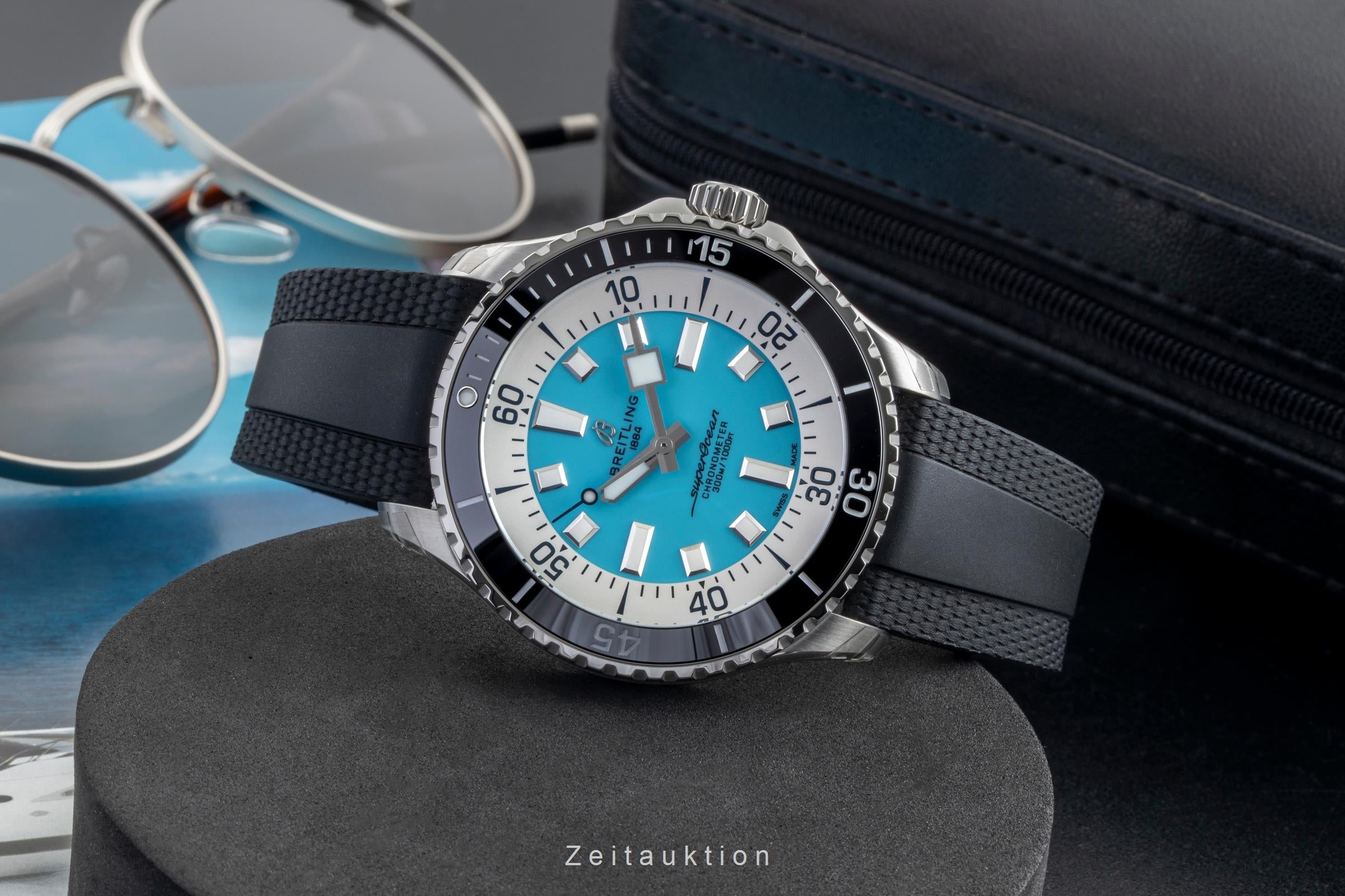 Breitling Superocean 44 Stahl Automatik Herrenuhr Ref A17376211L2S1 NP: 5550,- € [2604550]