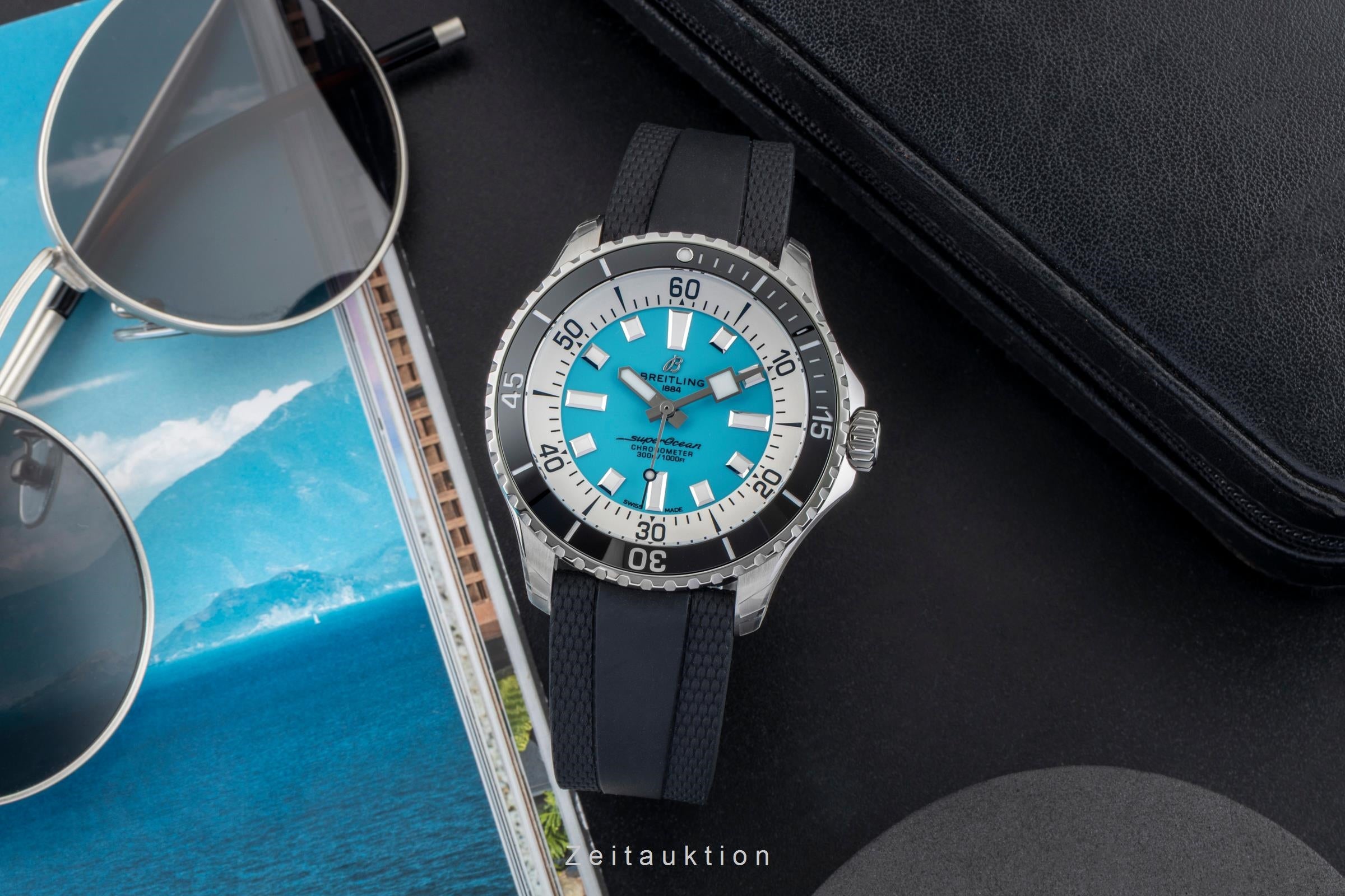 Breitling Superocean 44 Stahl Automatik Herrenuhr Ref A17376211L2S1 NP: 5550,- € [2604550]