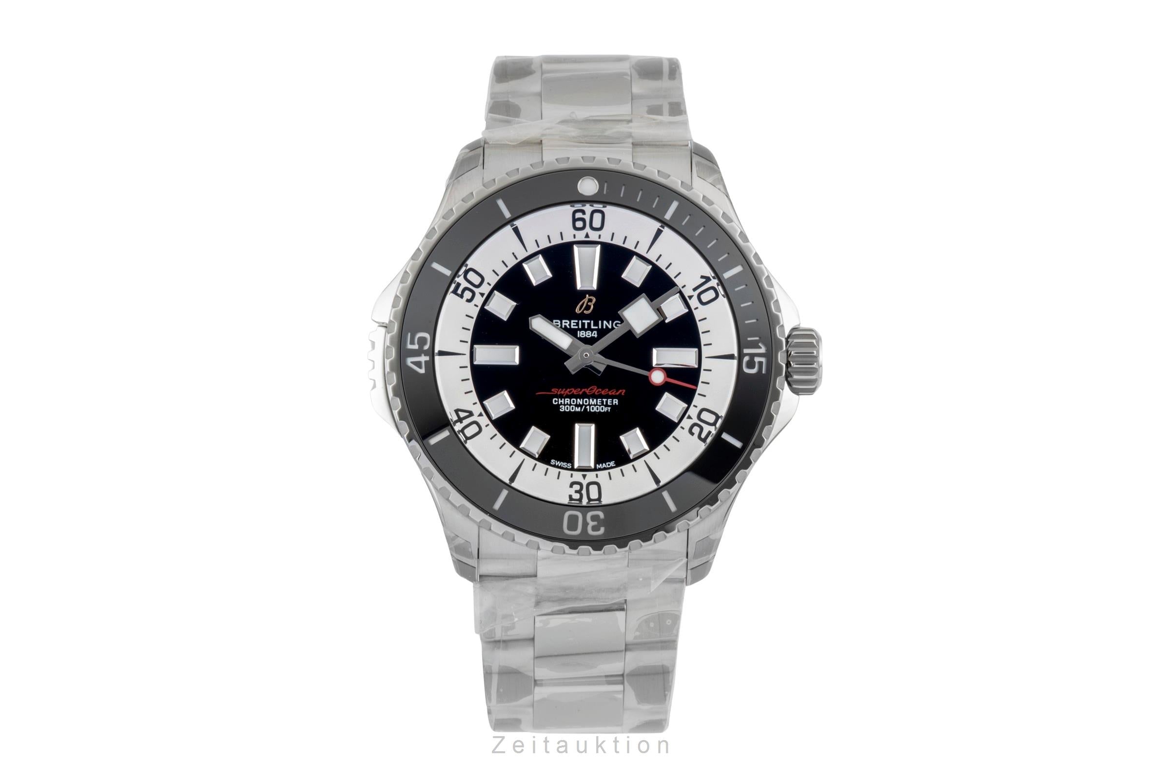 Breitling Superocean acier automatique montre pour hommes A17378211B1A1 LP: 5750EUR  [2604554]
