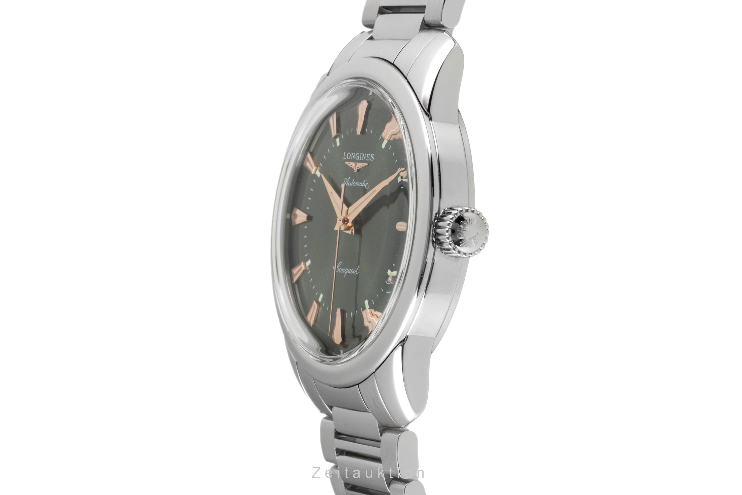Longines Conquest Heritage acciaio automatismo orologio da uomo L1.649.4.02.6 LP: 3300EUR  [2604559]