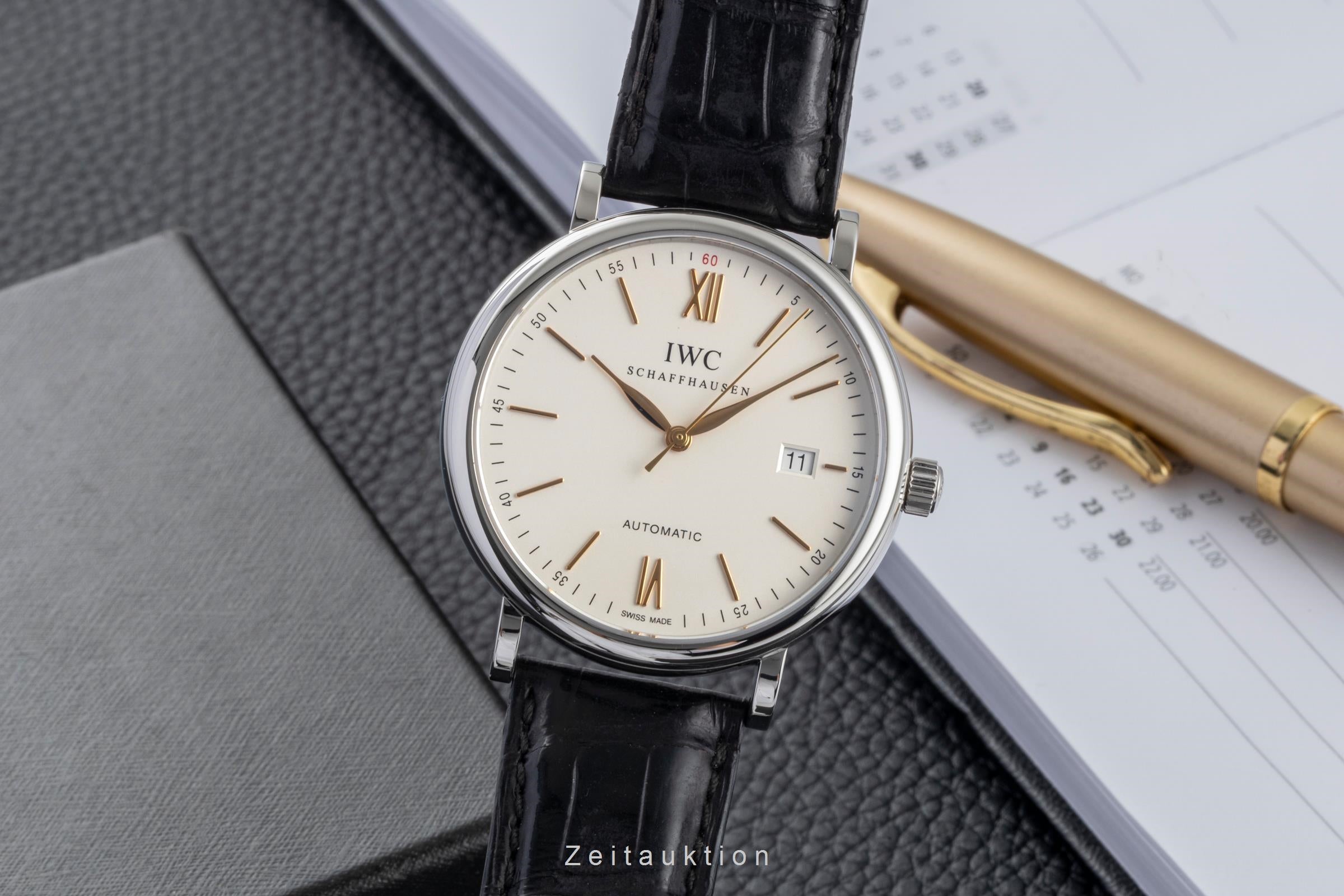 IWC Portofino Edelstahl Automatik Herrenuhr Ref. IW356517 NP: 5300,- € [2604563]