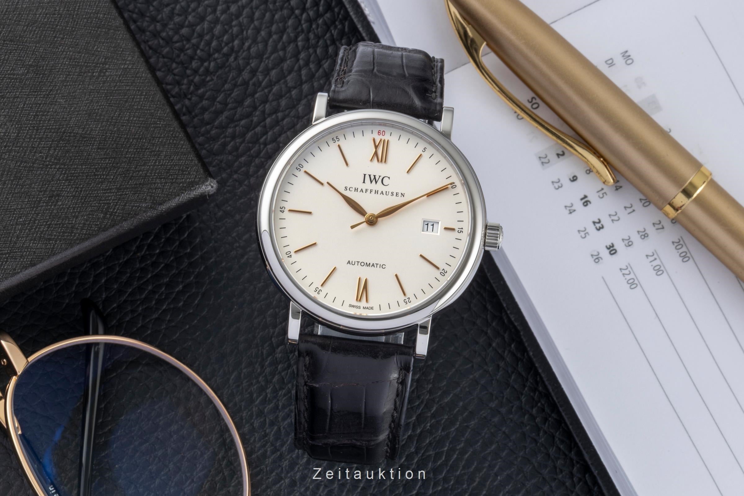 IWC Portofino acero automático reloj para caballeros IW356517 LP: 5300EUR  [2604563]