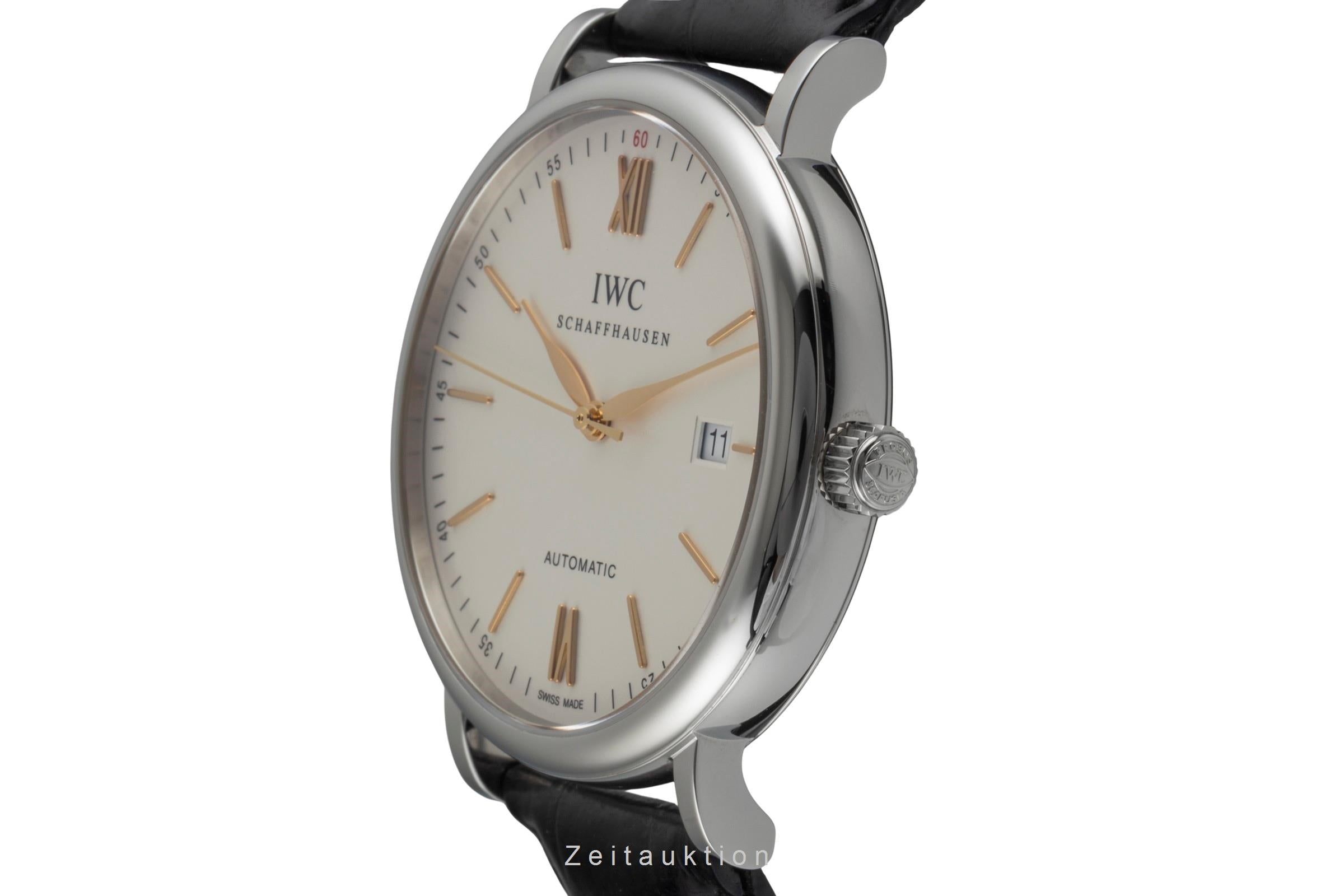 IWC Portofino acero automático reloj para caballeros IW356517 LP: 5300EUR  [2604563]