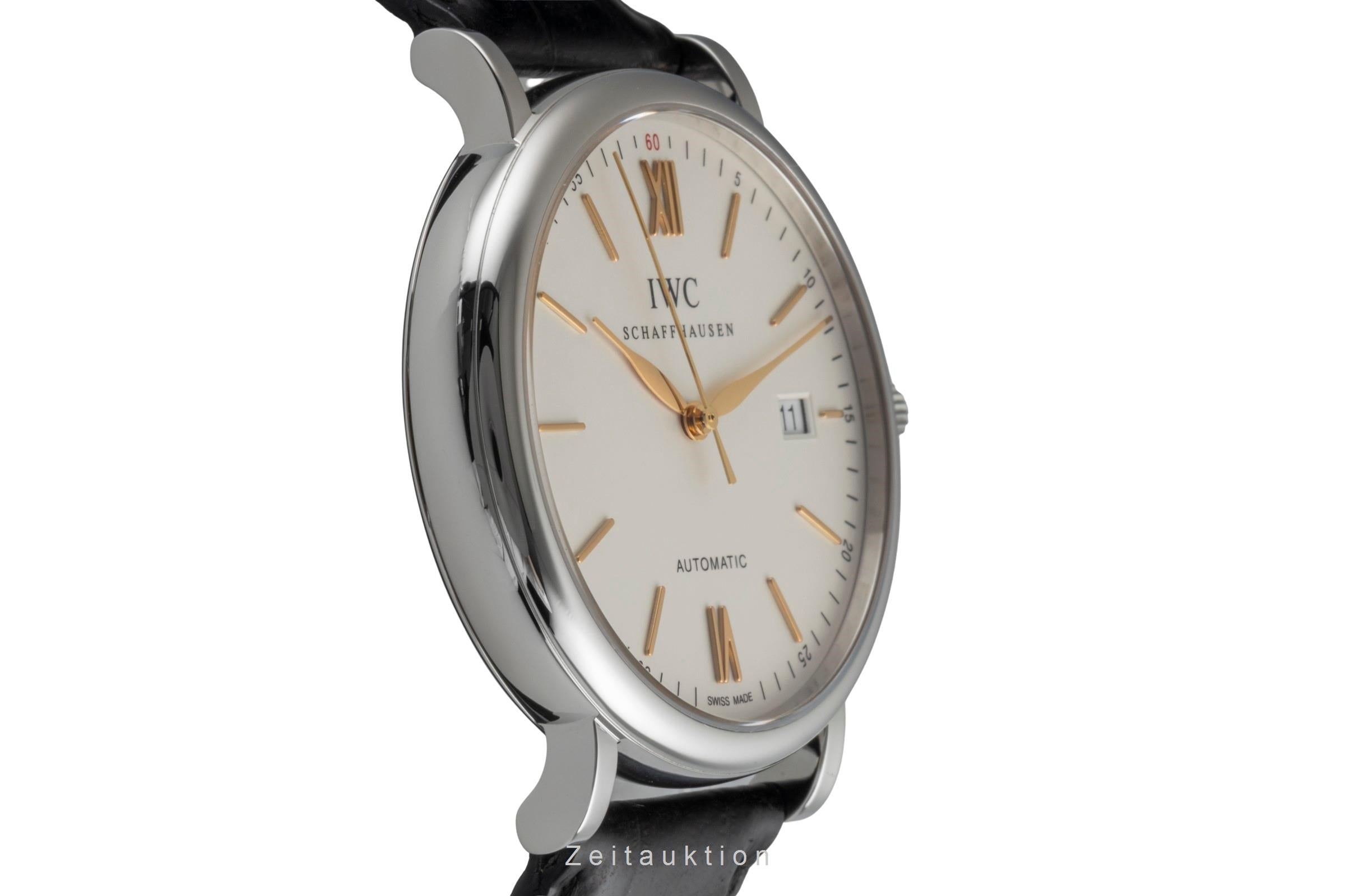 IWC Portofino acero automático reloj para caballeros IW356517 LP: 5300EUR  [2604563]