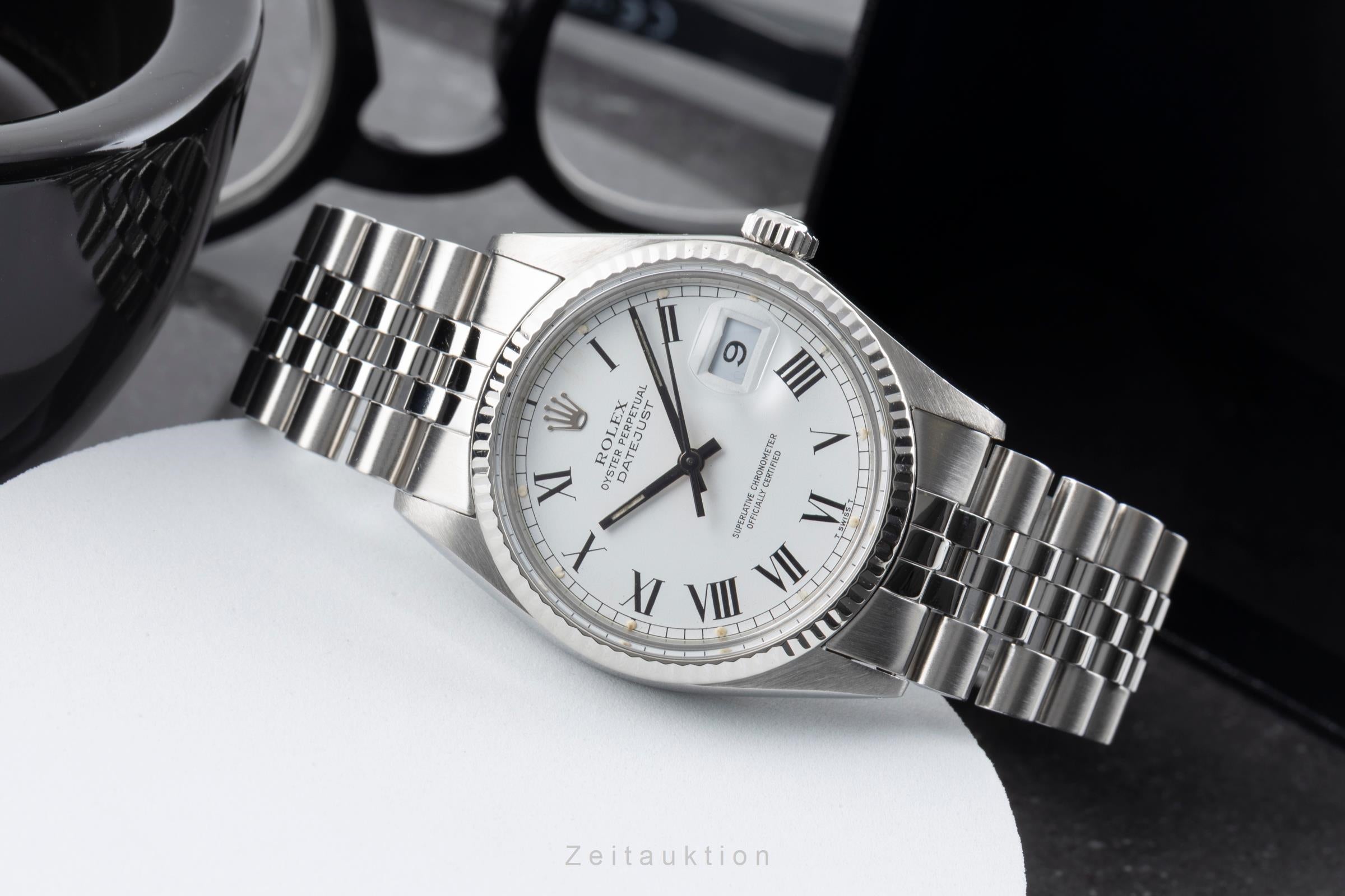 Rolex Datejust steel / white gold automatic men's watch 16014 Vintage  [2604567]