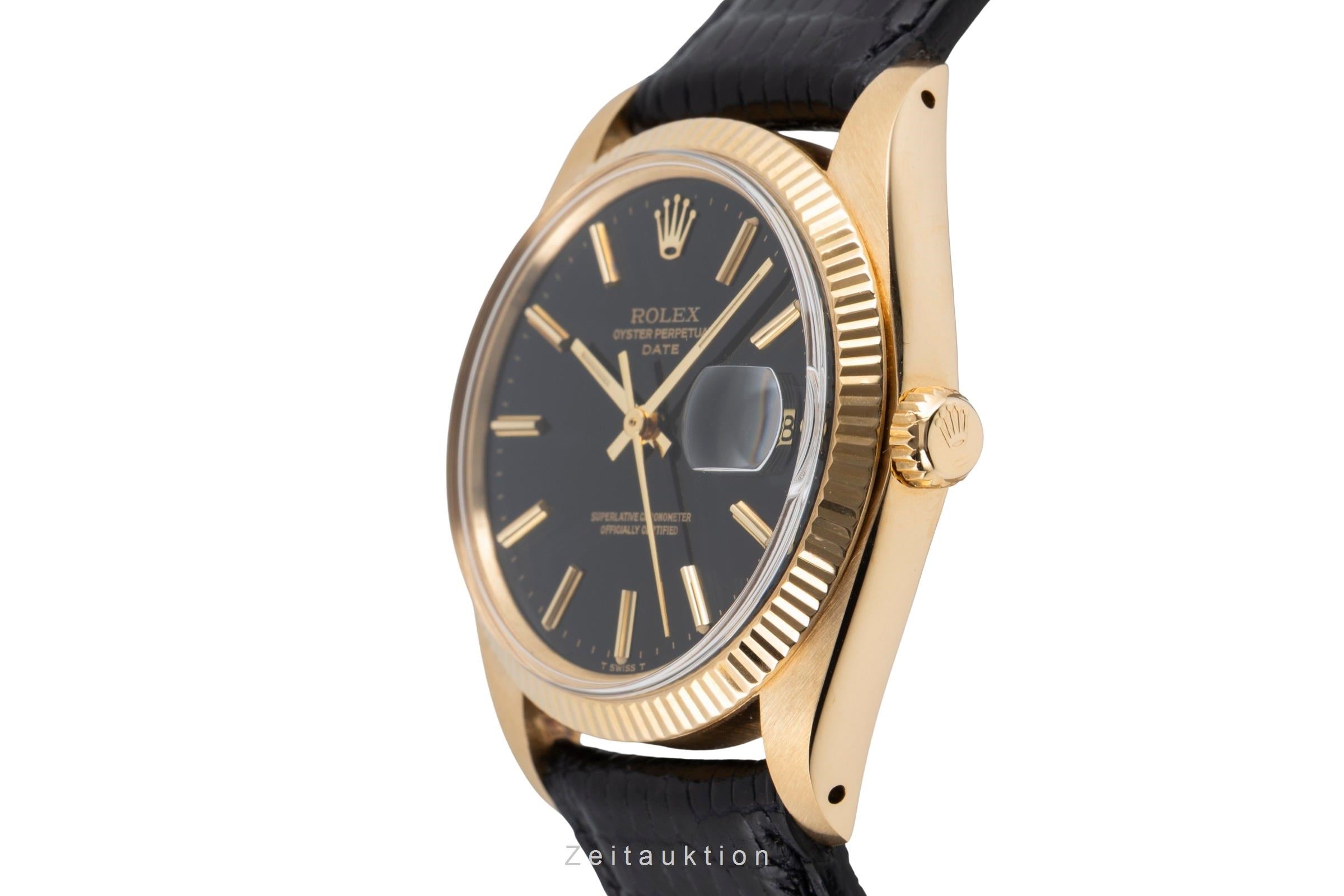 Rolex Date oro de 18 quilates automático reloj para caballeros 1503 Vintage  [2604569]