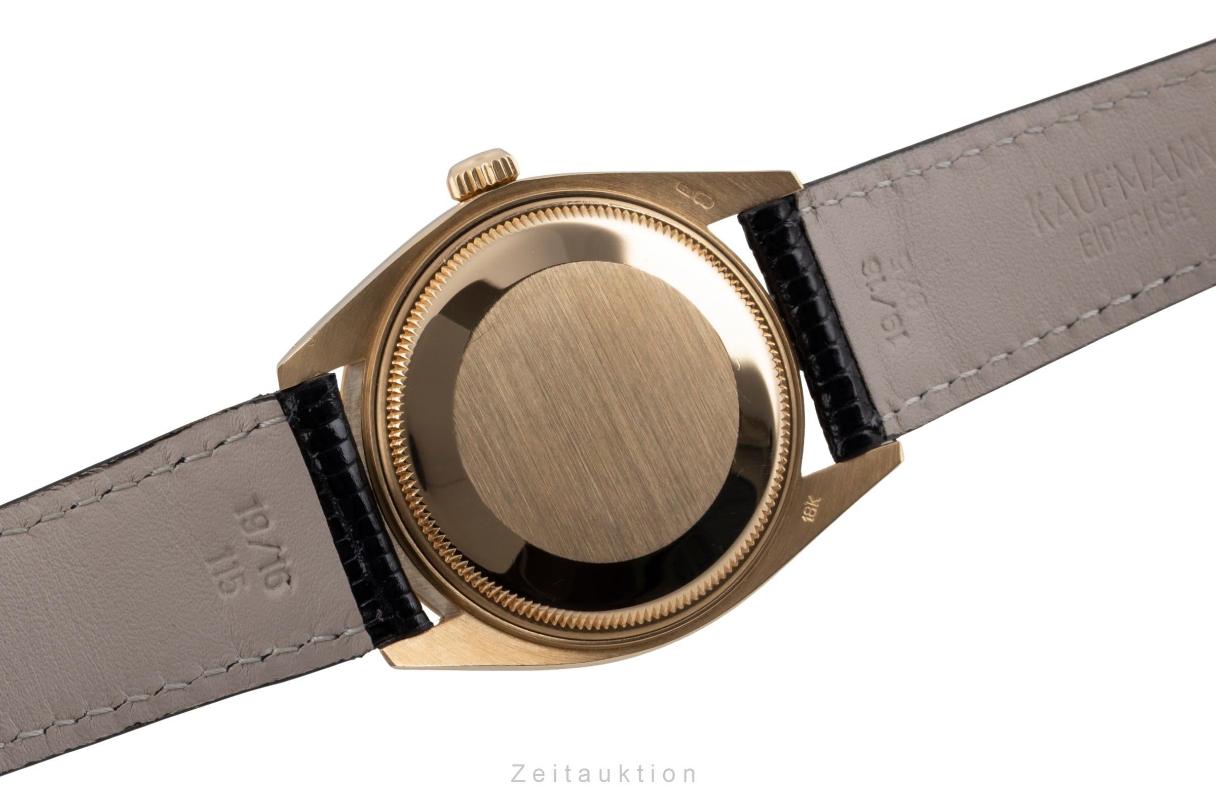 Rolex Date oro de 18 quilates automático reloj para caballeros 1503 Vintage  [2604569]