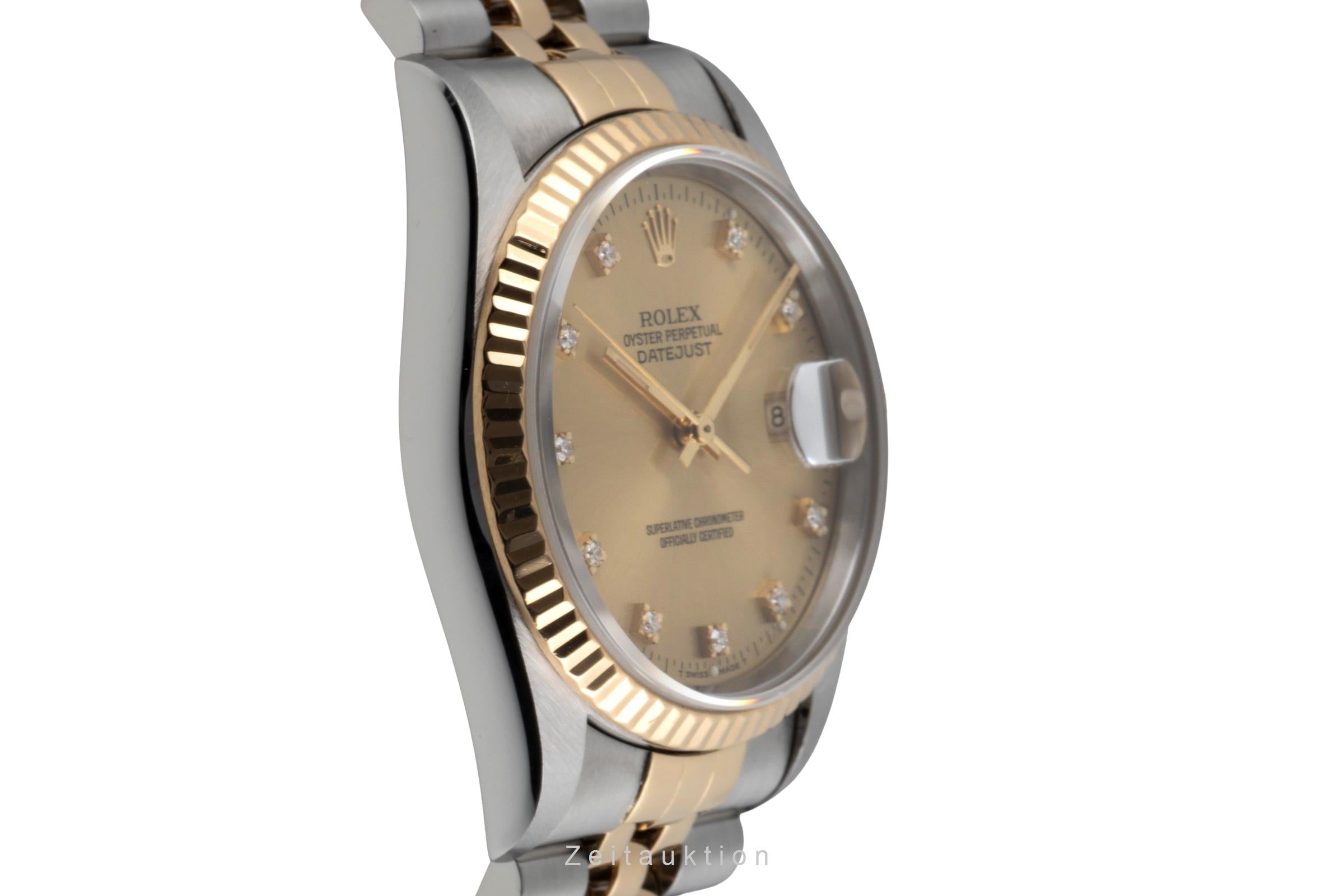 Rolex Datejust acier / or  automatique montre pour hommes 16233 LP: 17350EUR  [2604574]