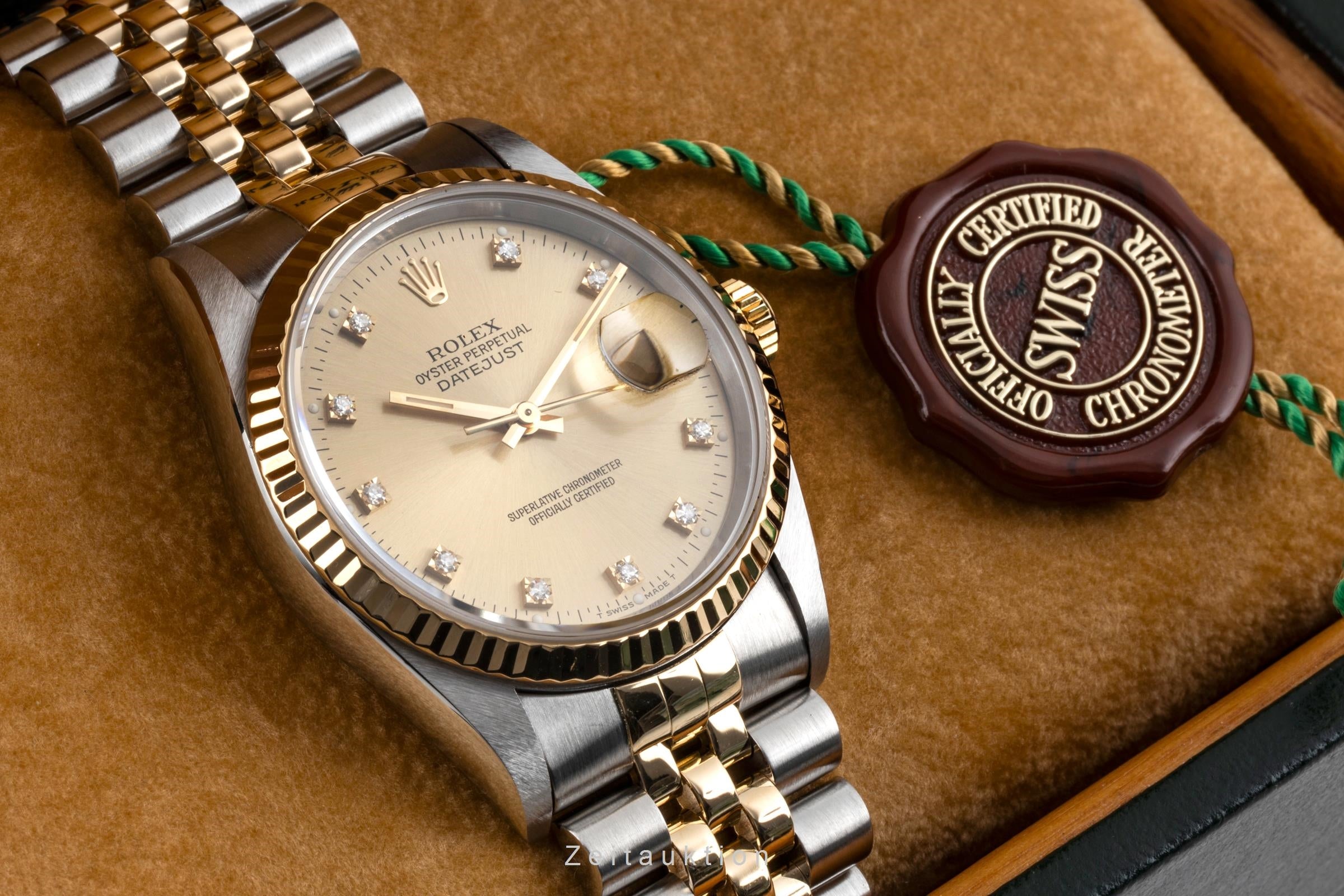 Rolex Datejust acier / or  automatique montre pour hommes 16233 LP: 17350EUR  [2604574]