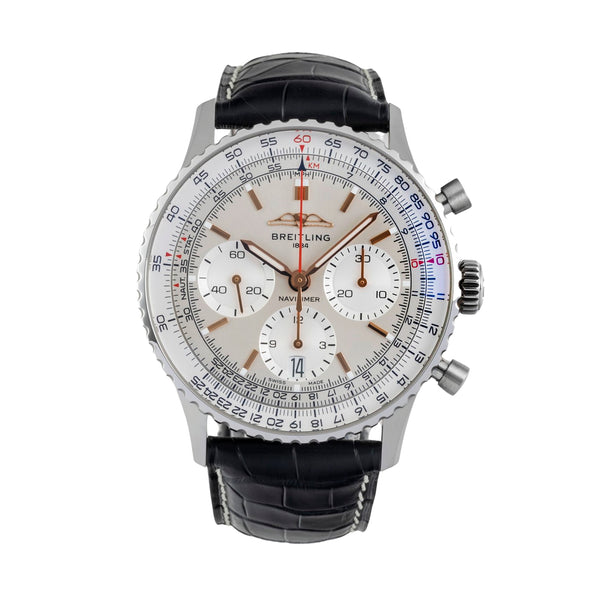 Breitling Navitimer 01 cronografo acciaio automatismo orologio da uomo AB0139211G1P1 LP: 9500EUR  [2604575]