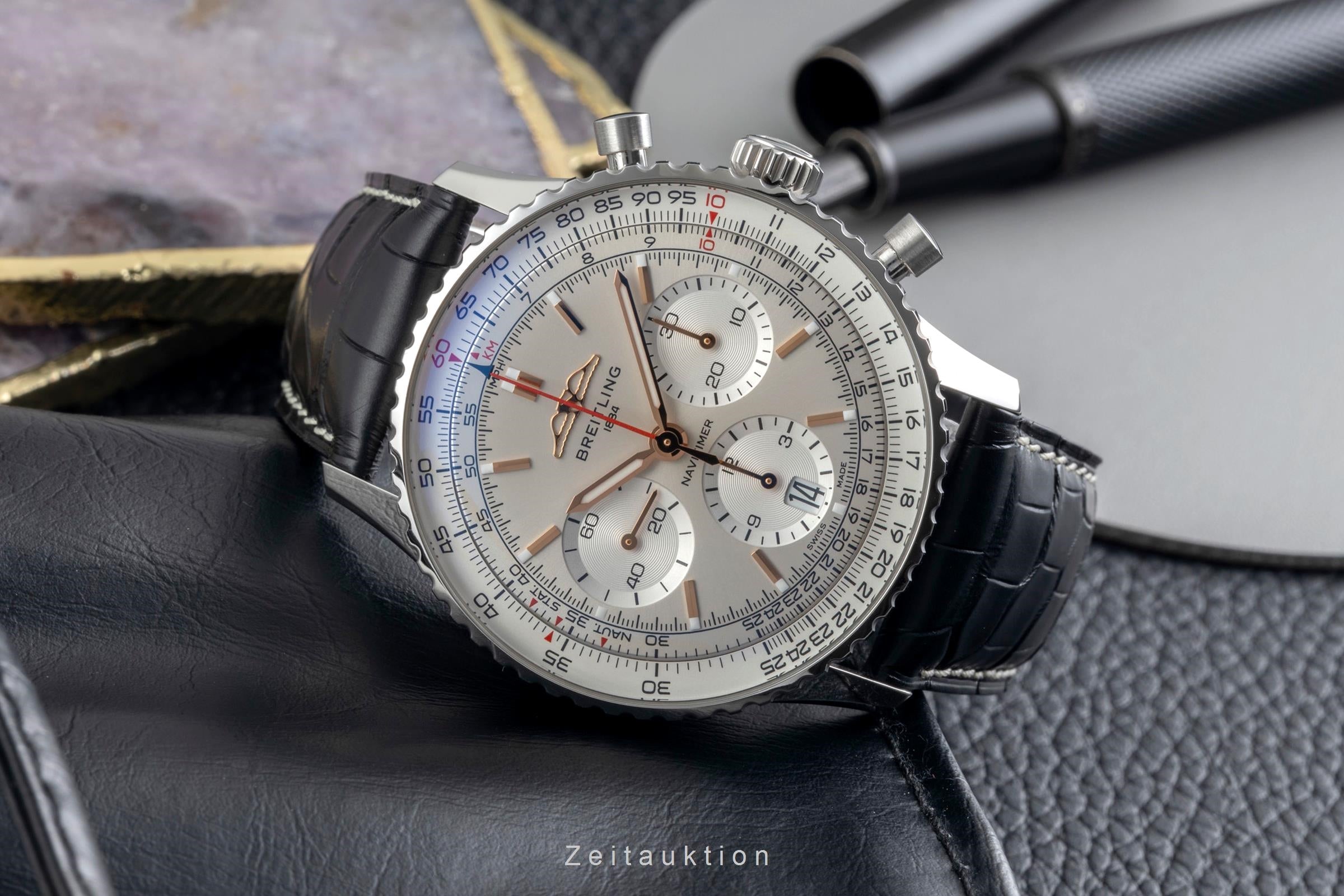 Breitling Navitimer 01 cronografo acciaio automatismo orologio da uomo AB0139211G1P1 LP: 9500EUR  [2604575]
