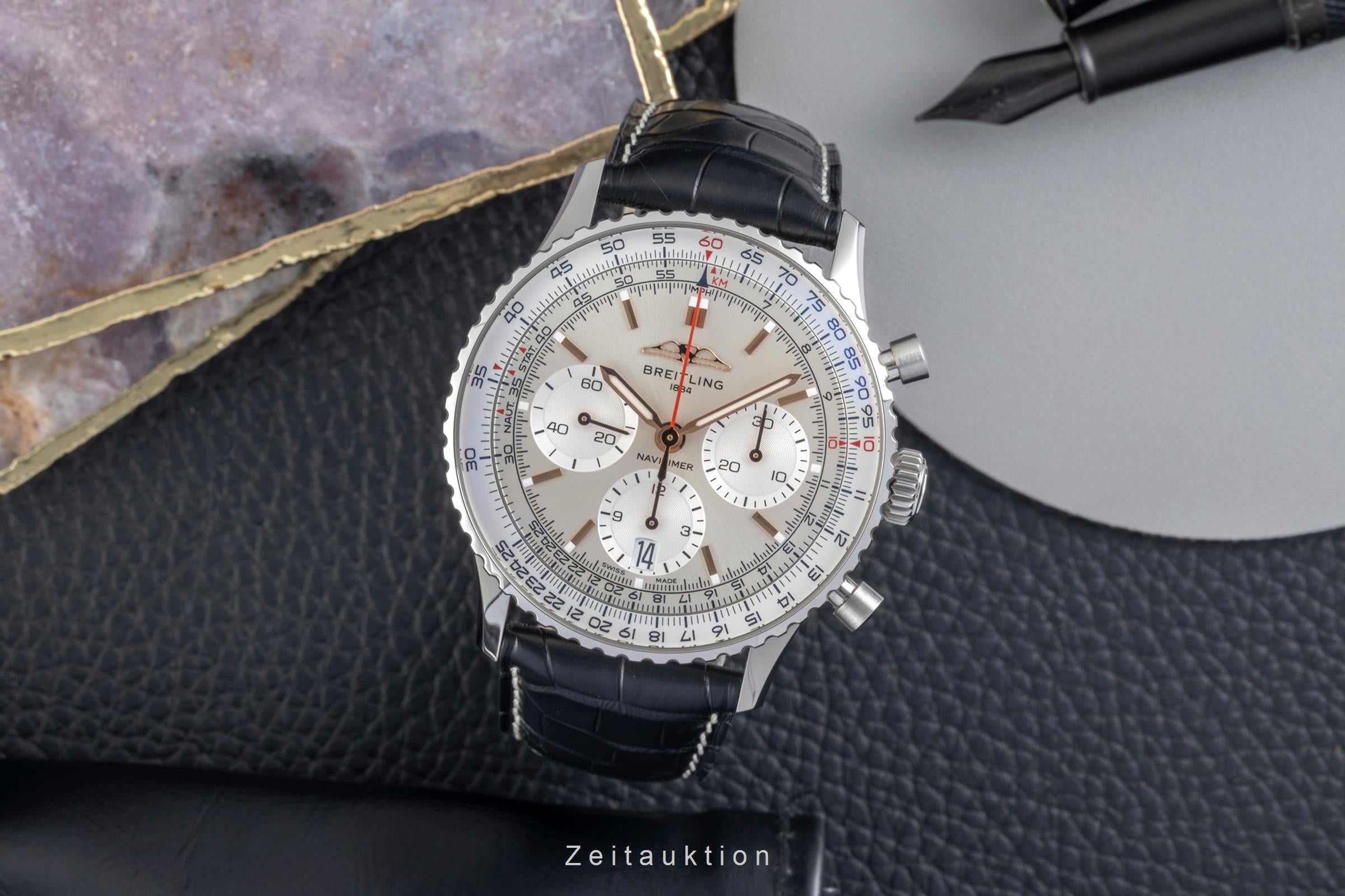 Breitling Navitimer 01 cronografo acciaio automatismo orologio da uomo AB0139211G1P1 LP: 9500EUR  [2604575]