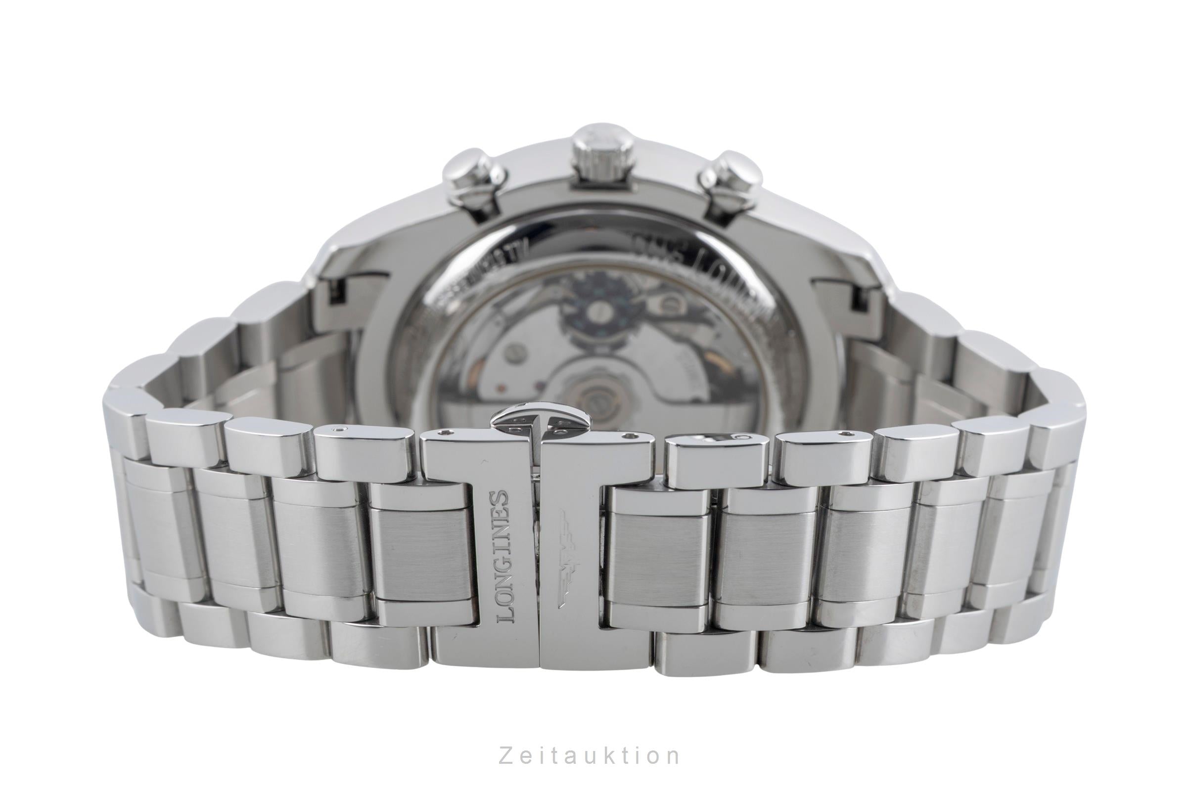Longines Master Collection cronógrafo acero automático reloj para caballeros L2.673.4.78.5 LP: 3850EUR  [2604582]