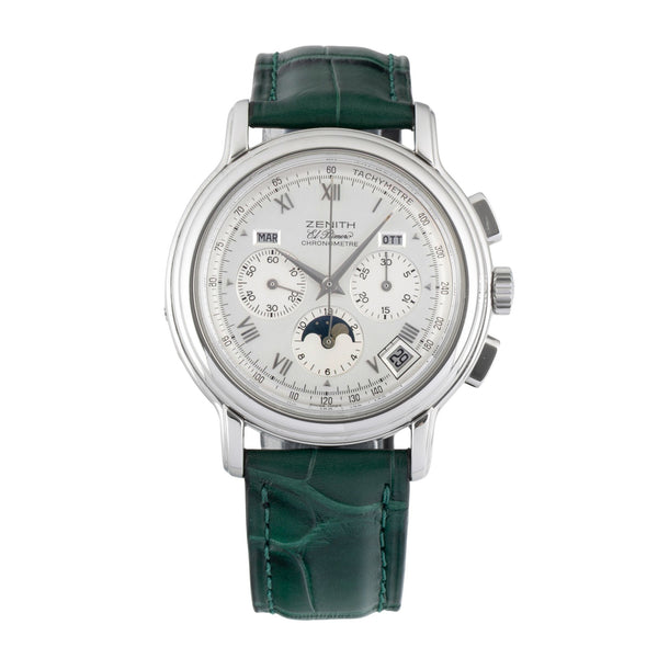 Zenith Chronomaster chronographe acier automatique montre pour hommes 01 0240 410  [2604584]