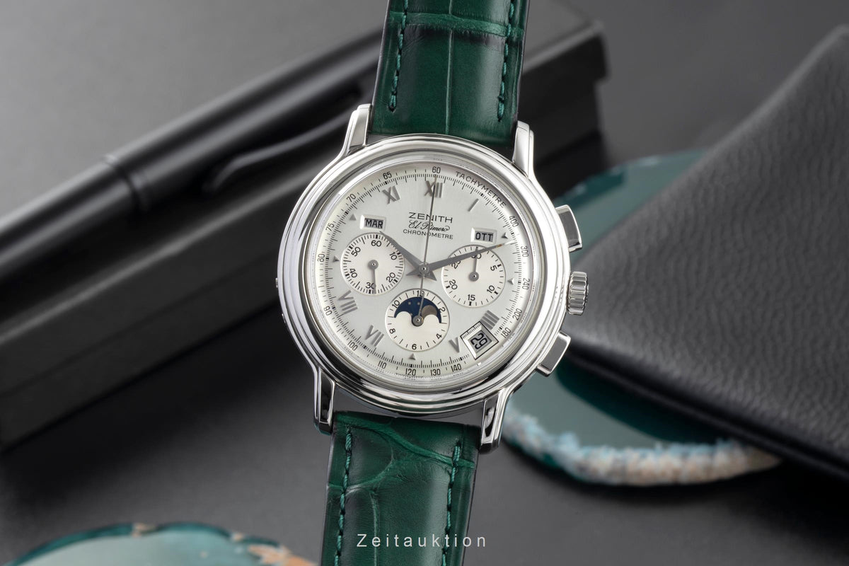 Zenith Chronomaster chronographe acier automatique montre pour hommes 01 0240 410  [2604584]