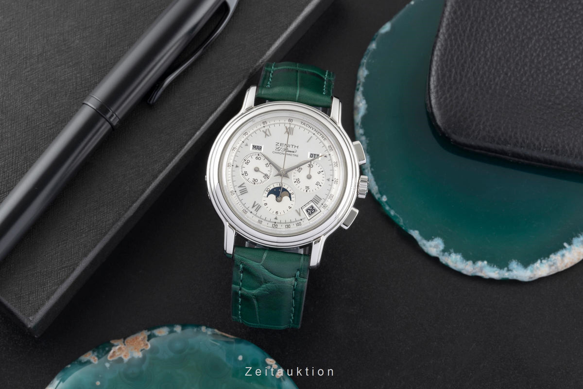 Zenith Chronomaster chronographe acier automatique montre pour hommes 01 0240 410  [2604584]
