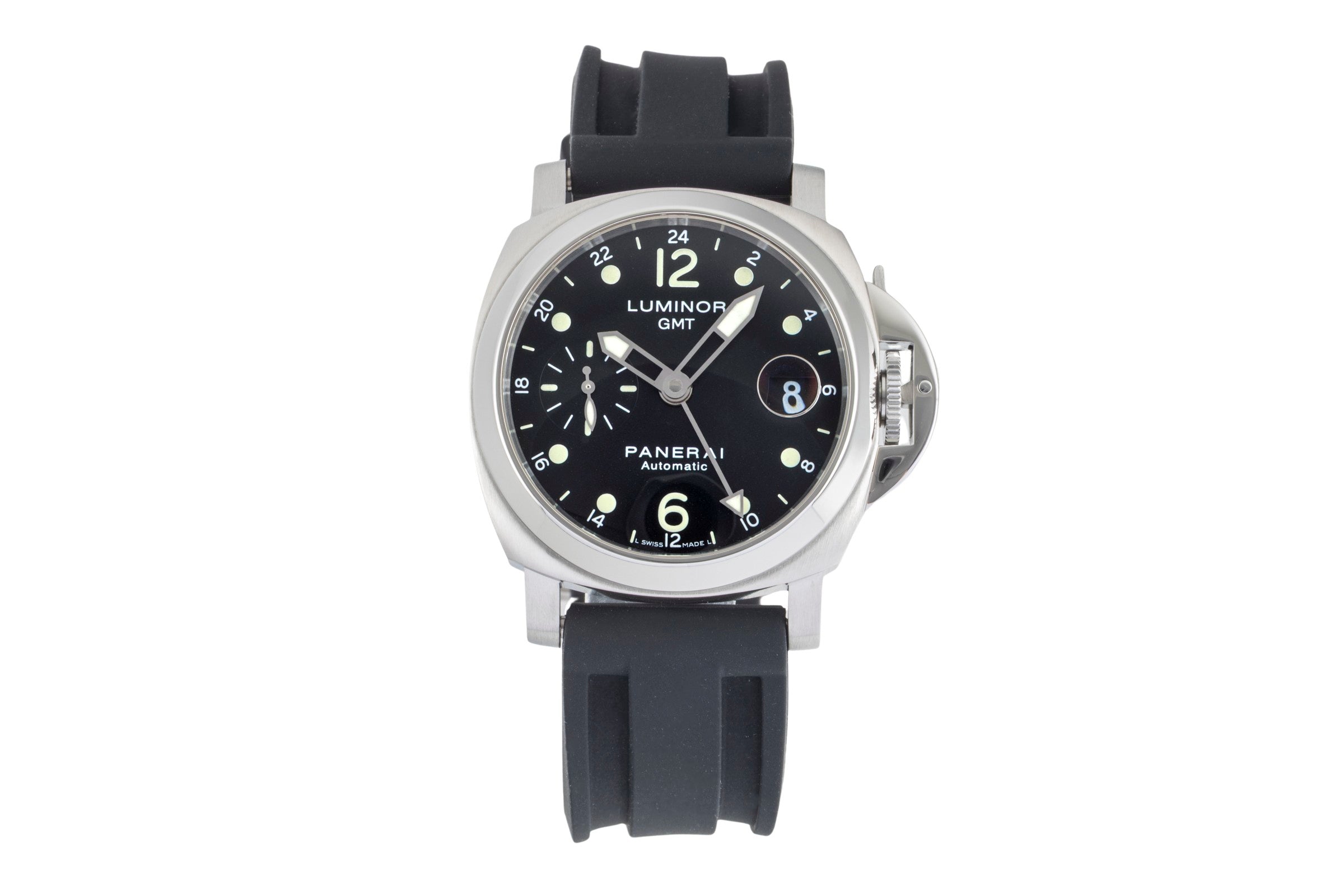 Panerai Luminor GMT steel automatic men's watch PAM00159 LP: 9600EUR  [2604586]