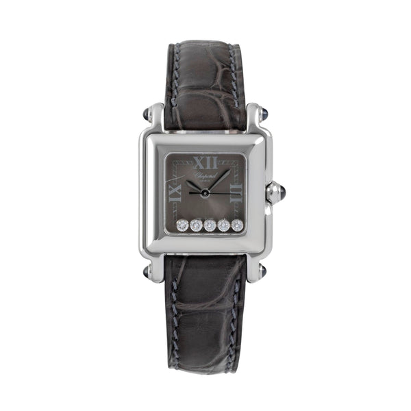 Chopard Happy Sport Diamanten Edelstahl Damenuhr Ref. 27/8892-23 Klassiker [2604590]