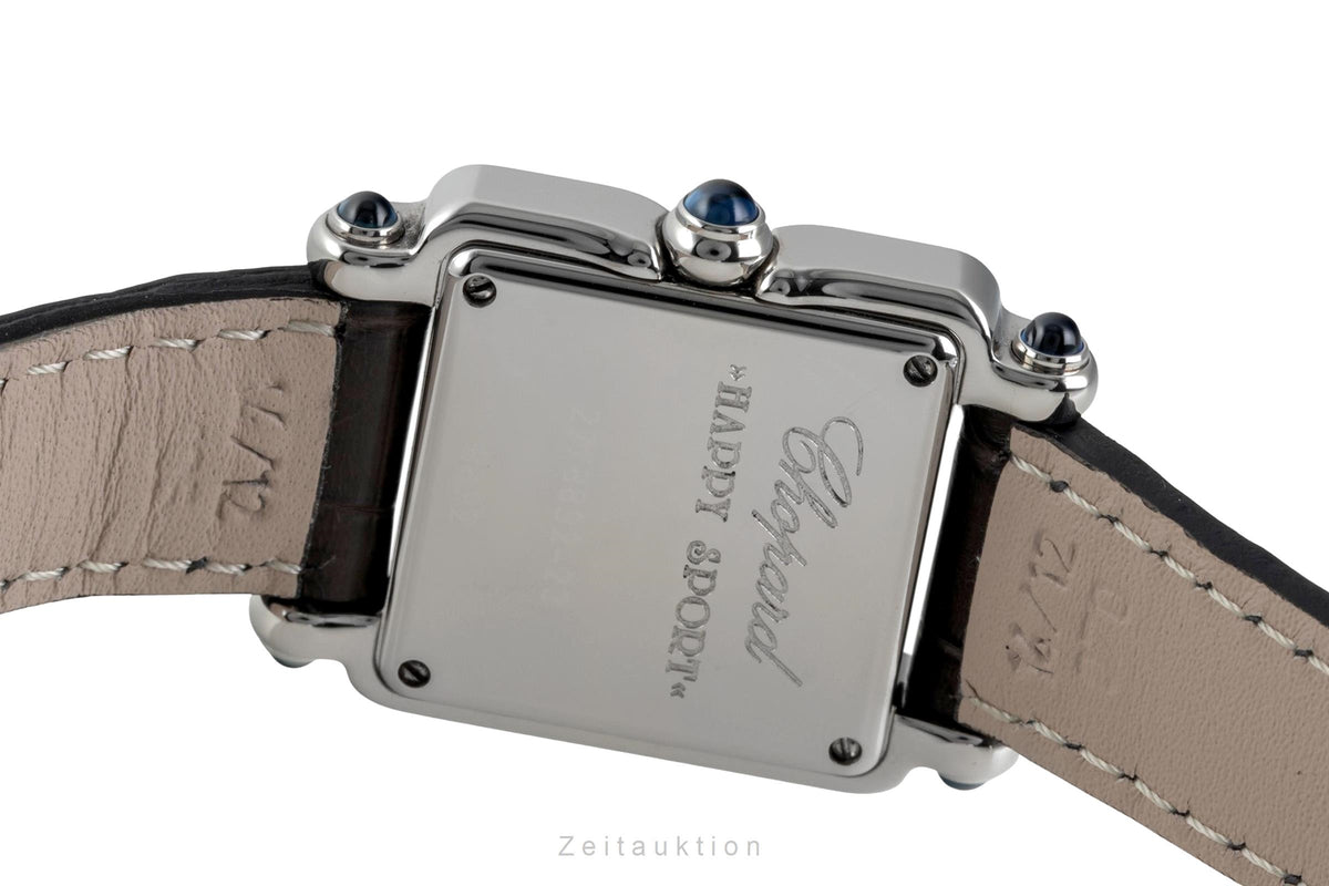 Chopard Happy Sport Diamanten Edelstahl Damenuhr Ref. 27/8892-23 Klassiker [2604590]
