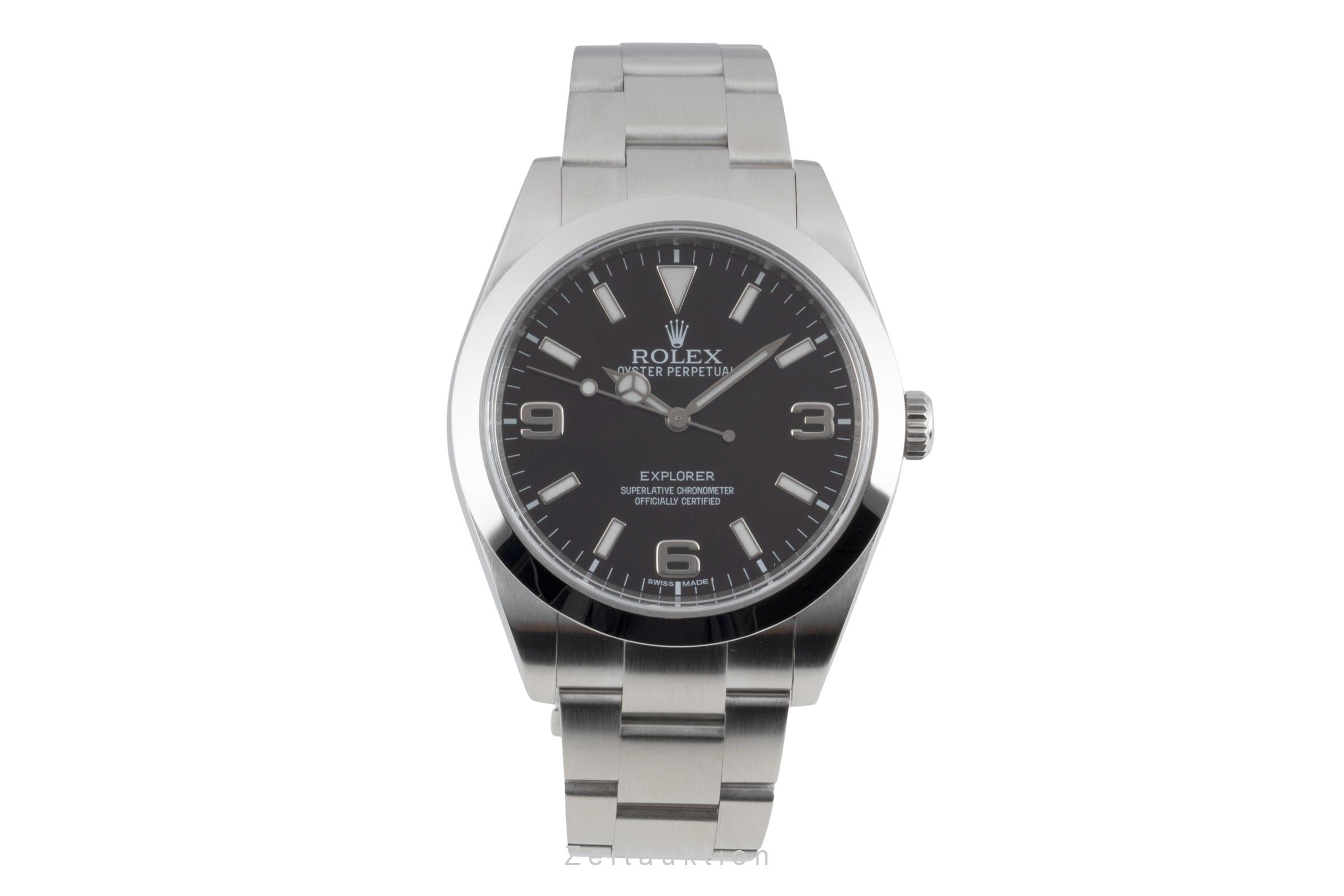 Rolex Explorer acero automático reloj para caballeros 214270  [2604592]