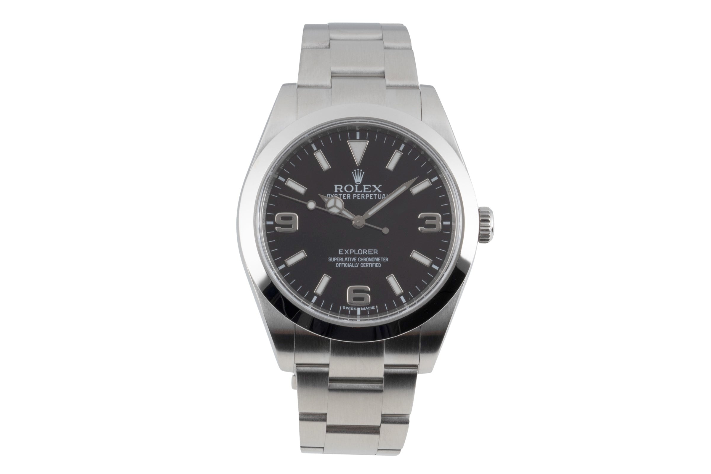 Rolex Explorer 39 Oyster Perpetual Edelstahl Automatik Herrenuhr Ref. 214270 [2604592]