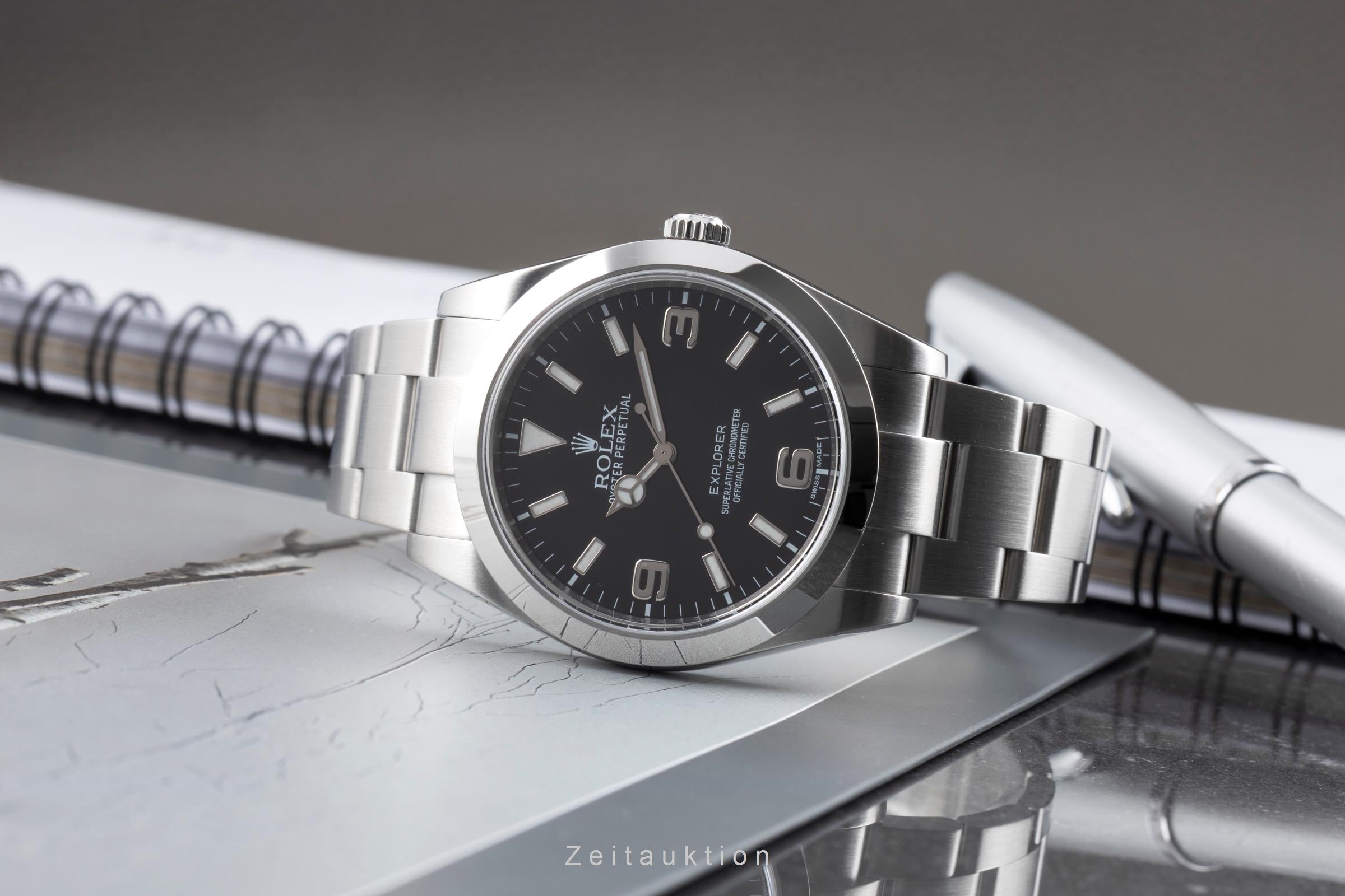 Rolex Explorer acero automático reloj para caballeros 214270  [2604592]