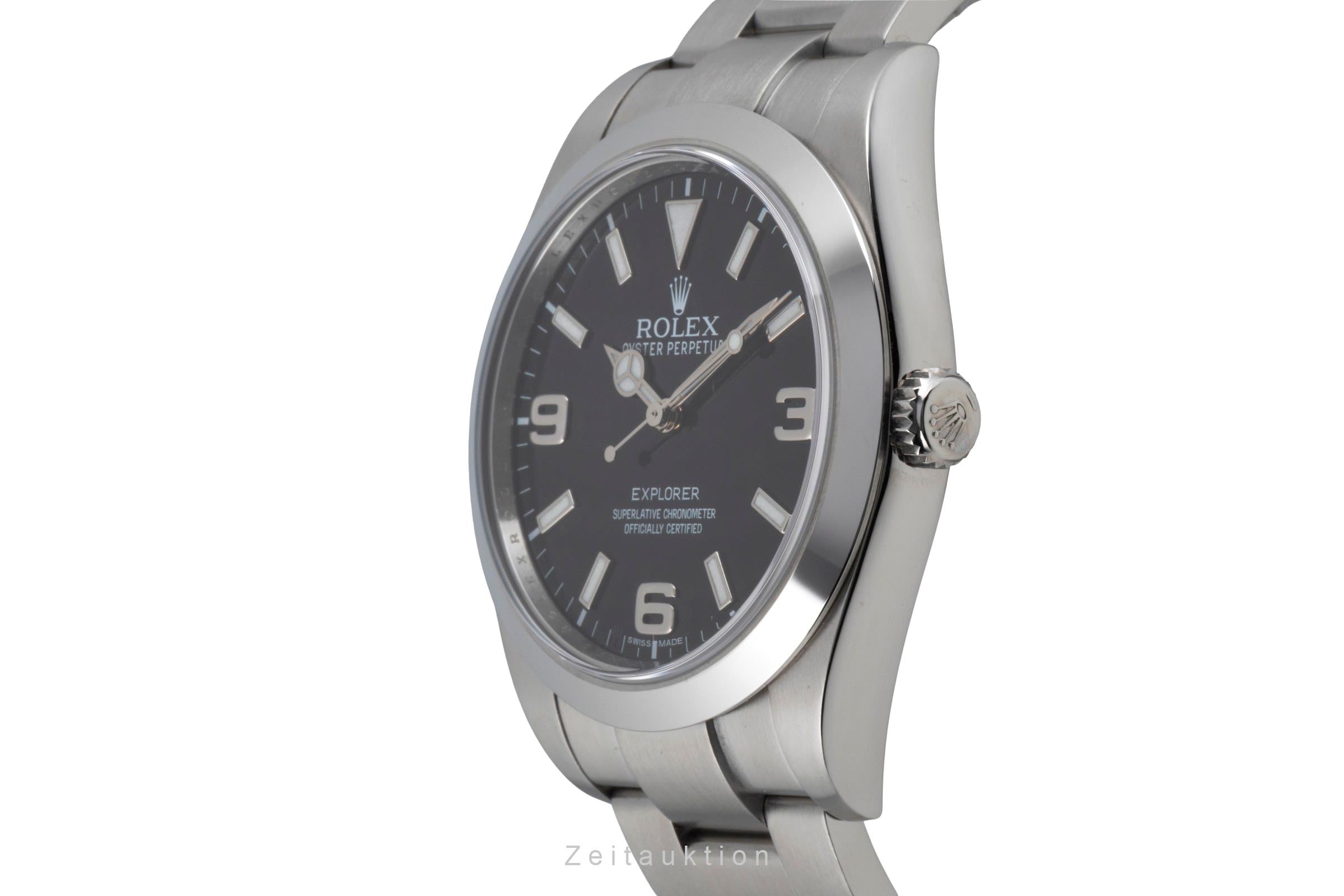 Rolex Explorer acero automático reloj para caballeros 214270  [2604592]