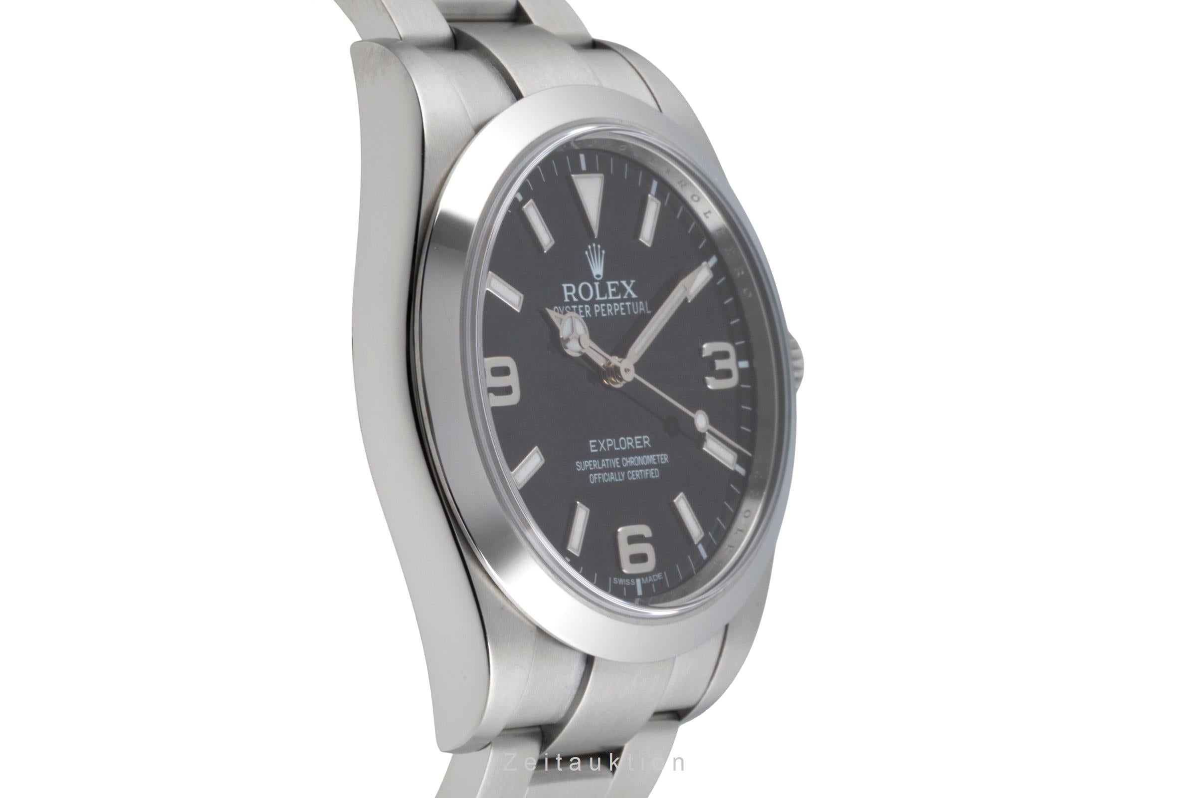 Rolex Explorer acero automático reloj para caballeros 214270  [2604592]