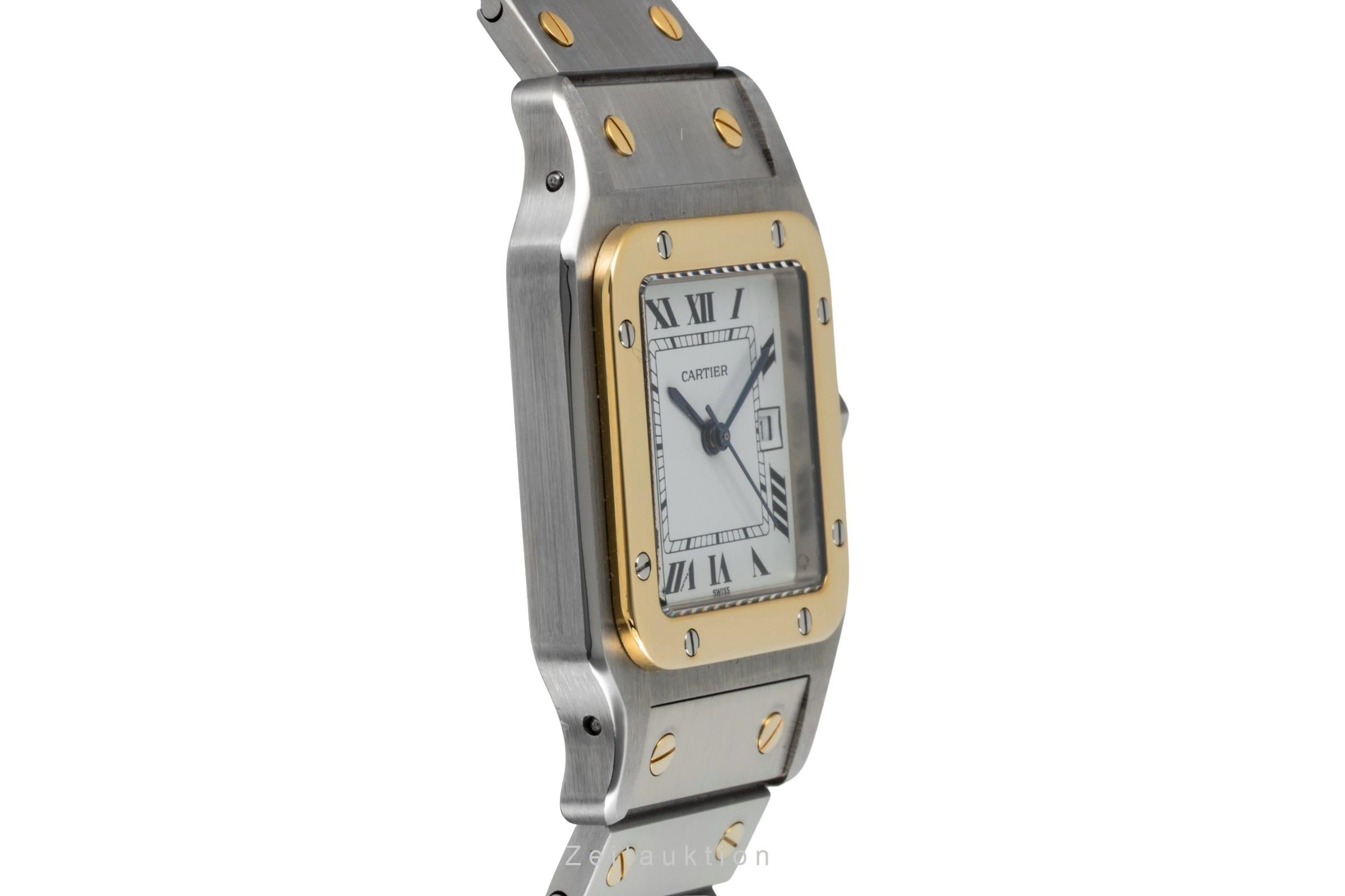 Cartier Santos steel / gold automatic men's watch 2961  [2604594]