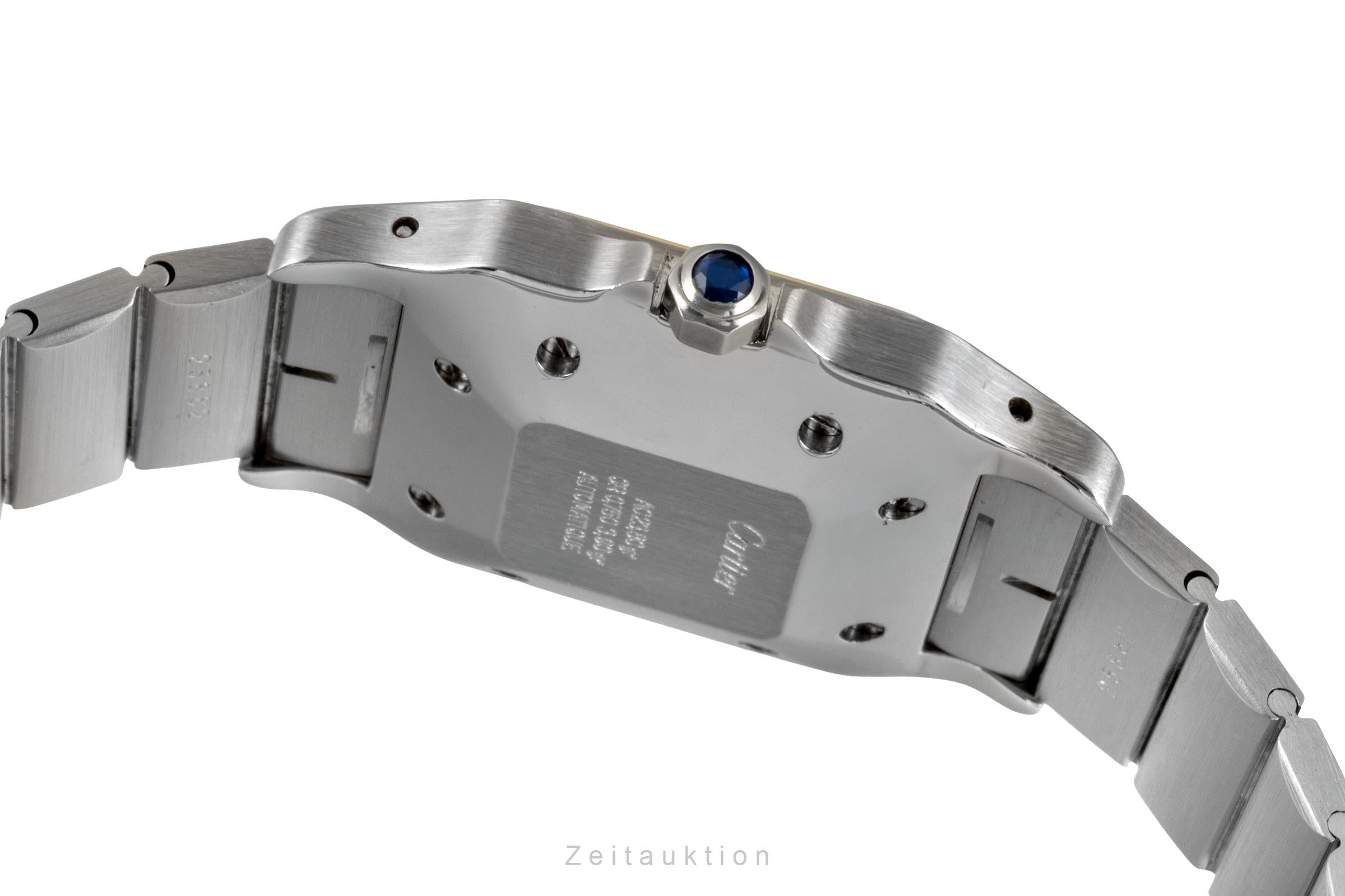 Cartier Santos steel / gold automatic men's watch 2961  [2604594]