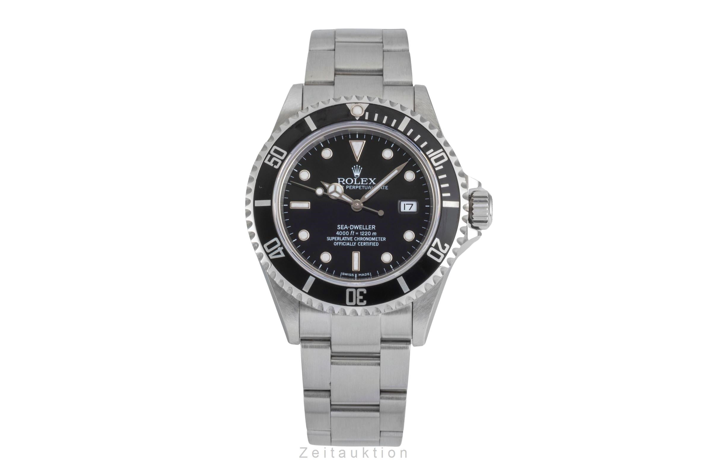 Rolex Sea-Dweller acero automático reloj para caballeros 16600  [2604600]
